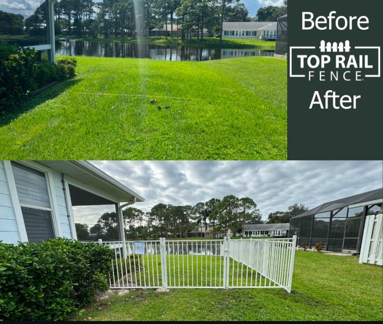 Top Rail Fence Pompano Beach Image