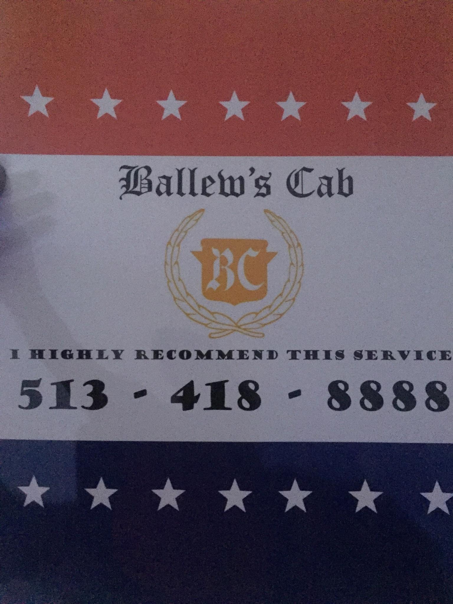 Ballew's Cab Photo