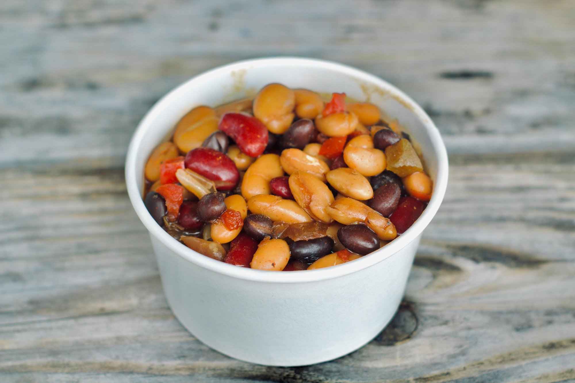 Individual Molasses Baked Beans