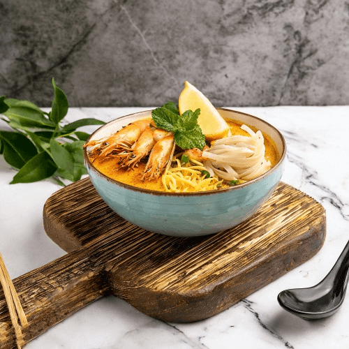 Tomyum Noodle Soup (With Coconut Milk)