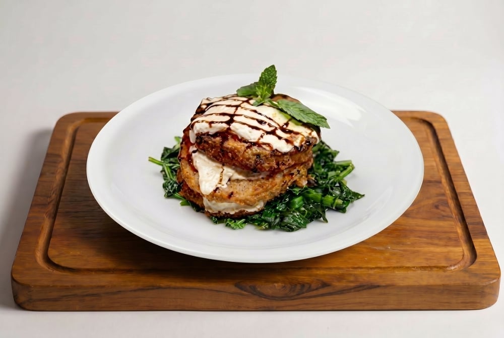 Eggplant Tower (Lunch)