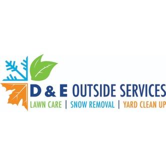 D &amp; E Outside Services, LLC Logo