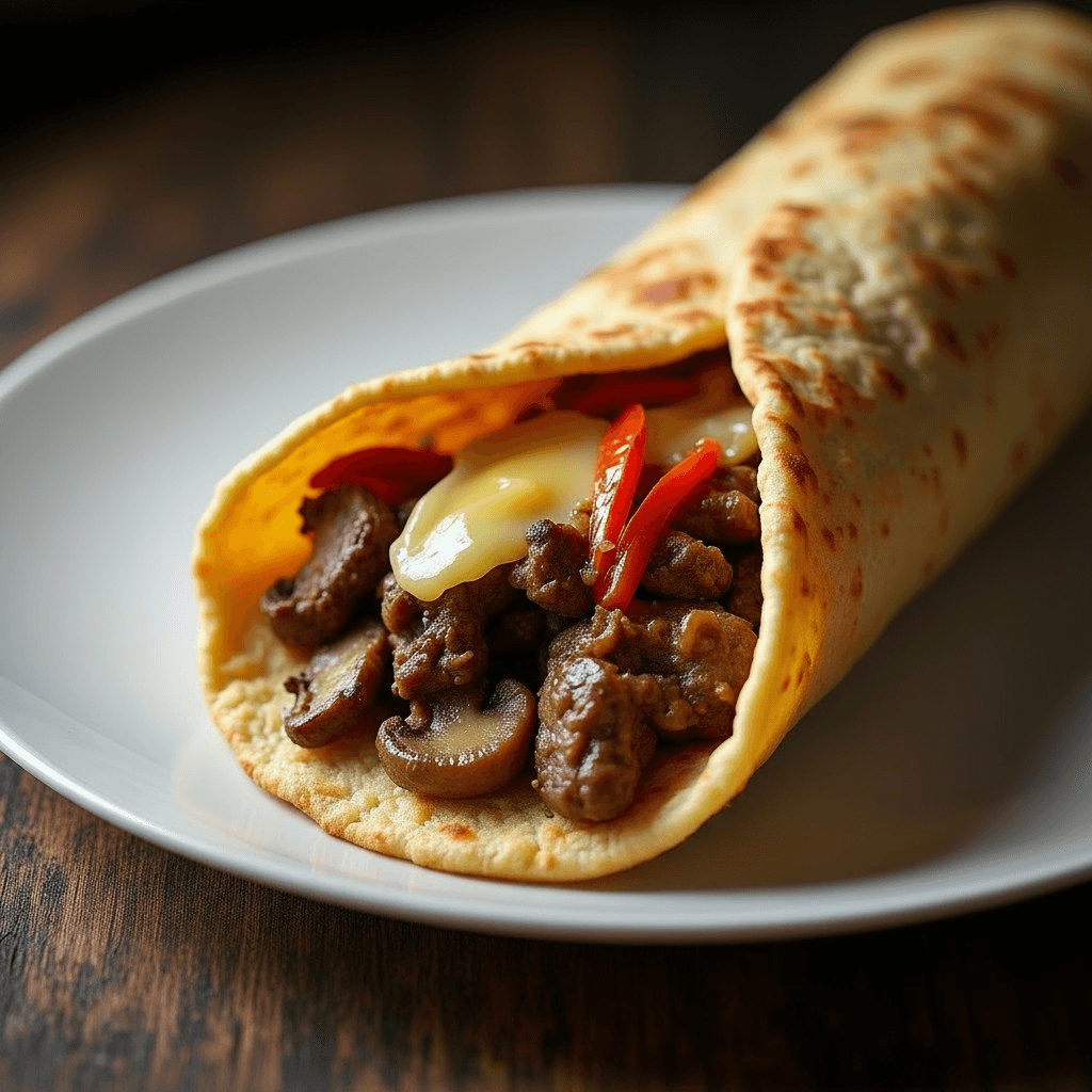 Ribeye Philly Cheesesteak Wrap