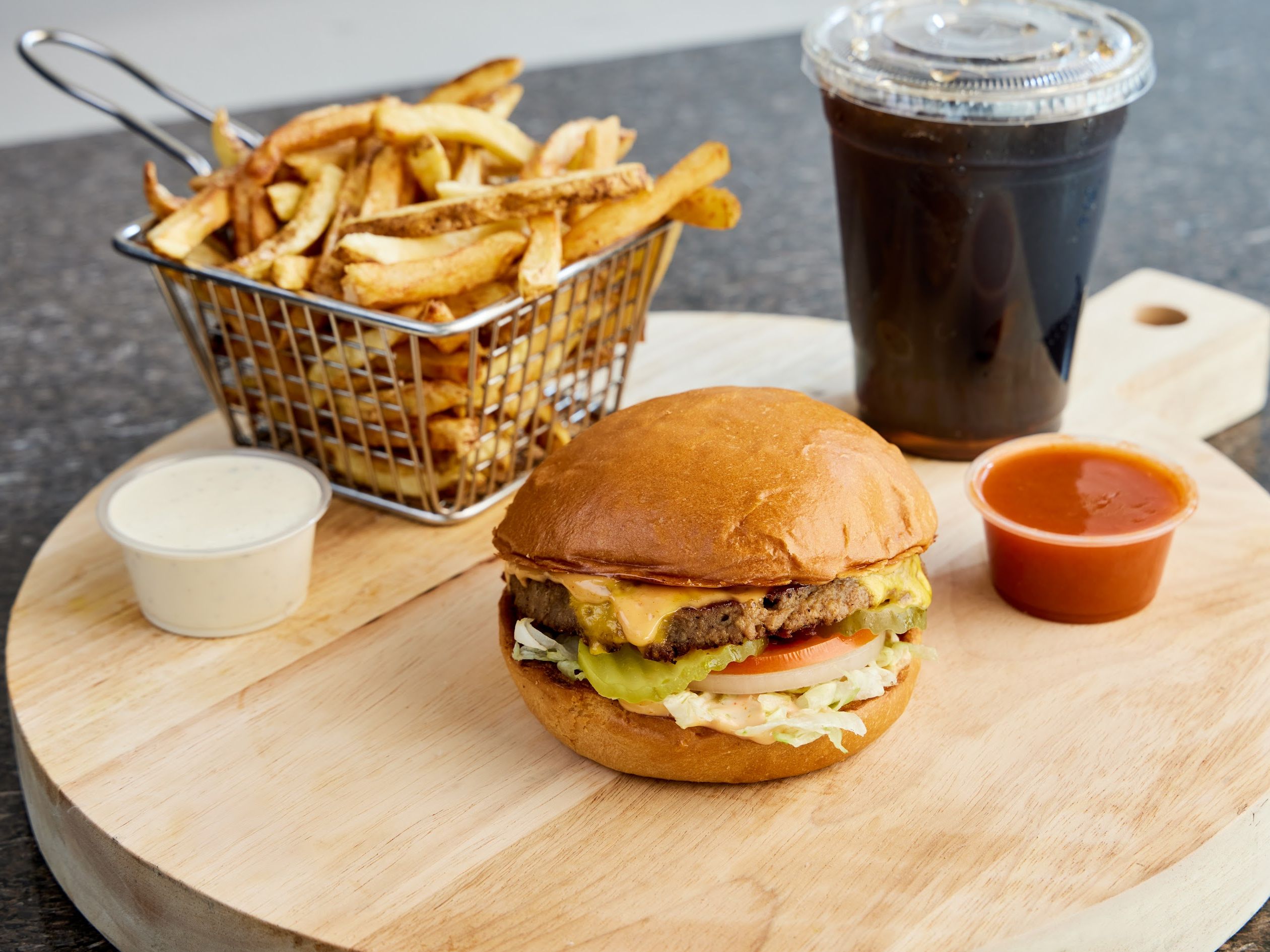 Impossible Burger Combo