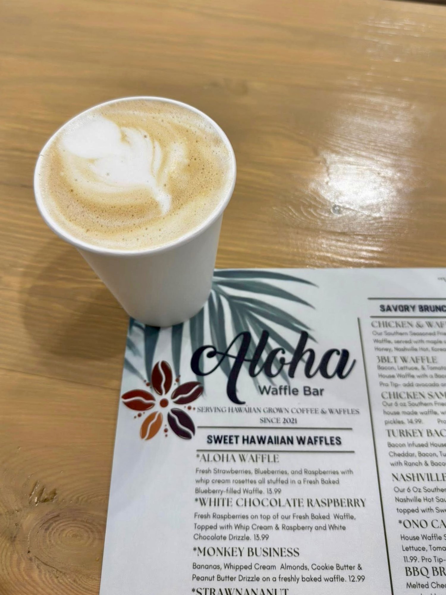 Vanilla Rose Latte