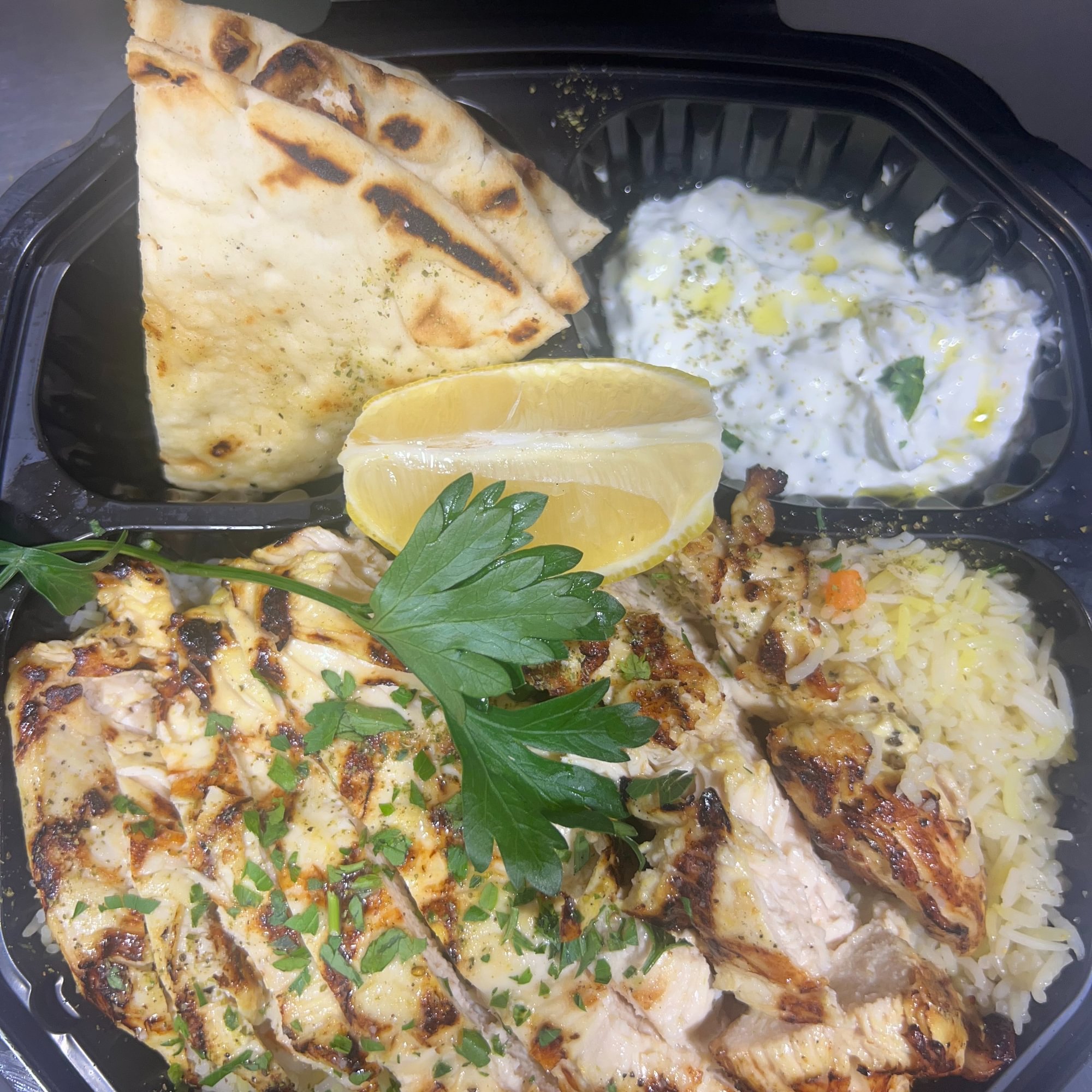 Grilled Chicken Over Rice
