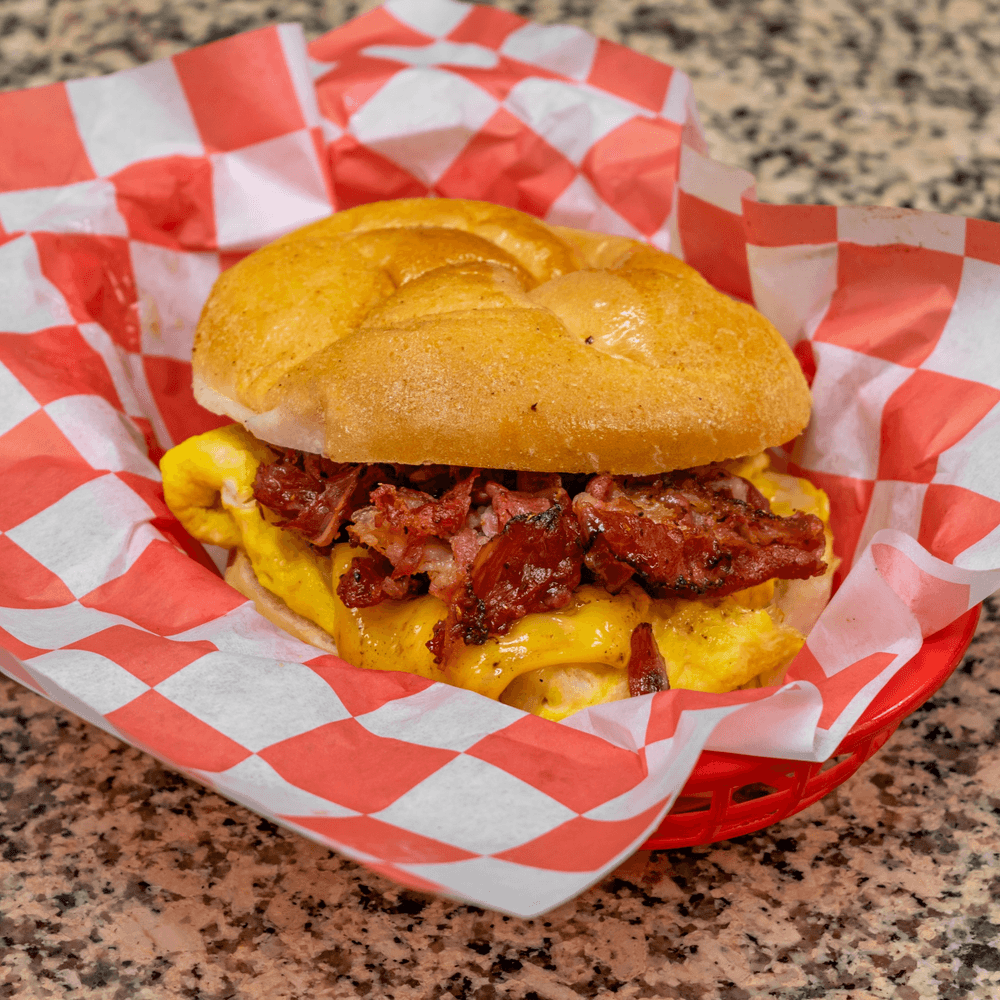 Pastrami, Egg, & Cheese Sandwich