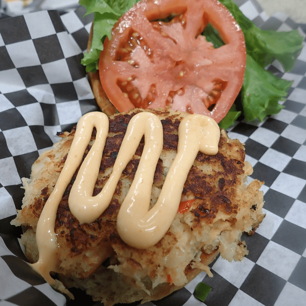 Salmon Cake Burger