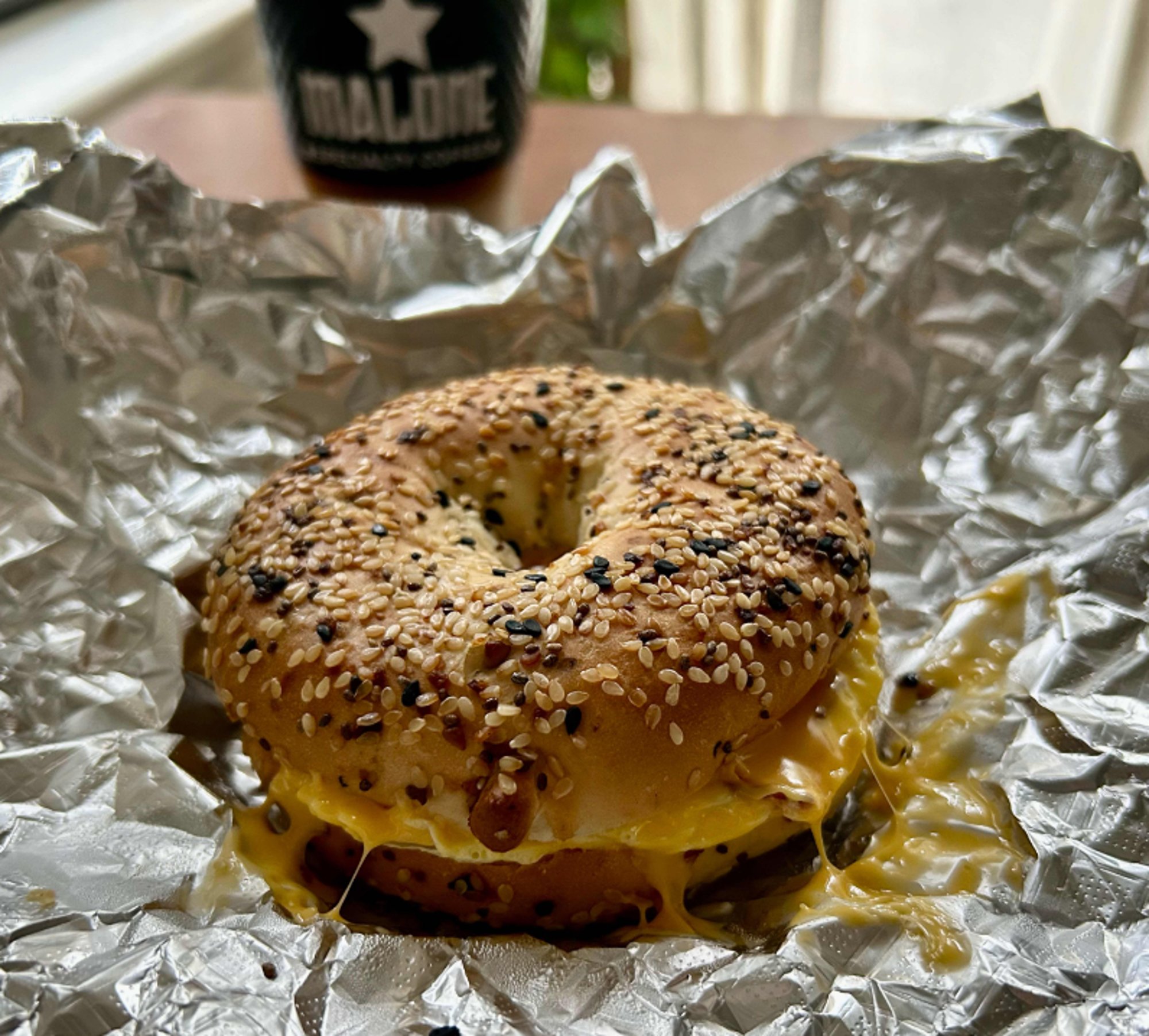 Bacon Egg & Cheese & Everything Bagel