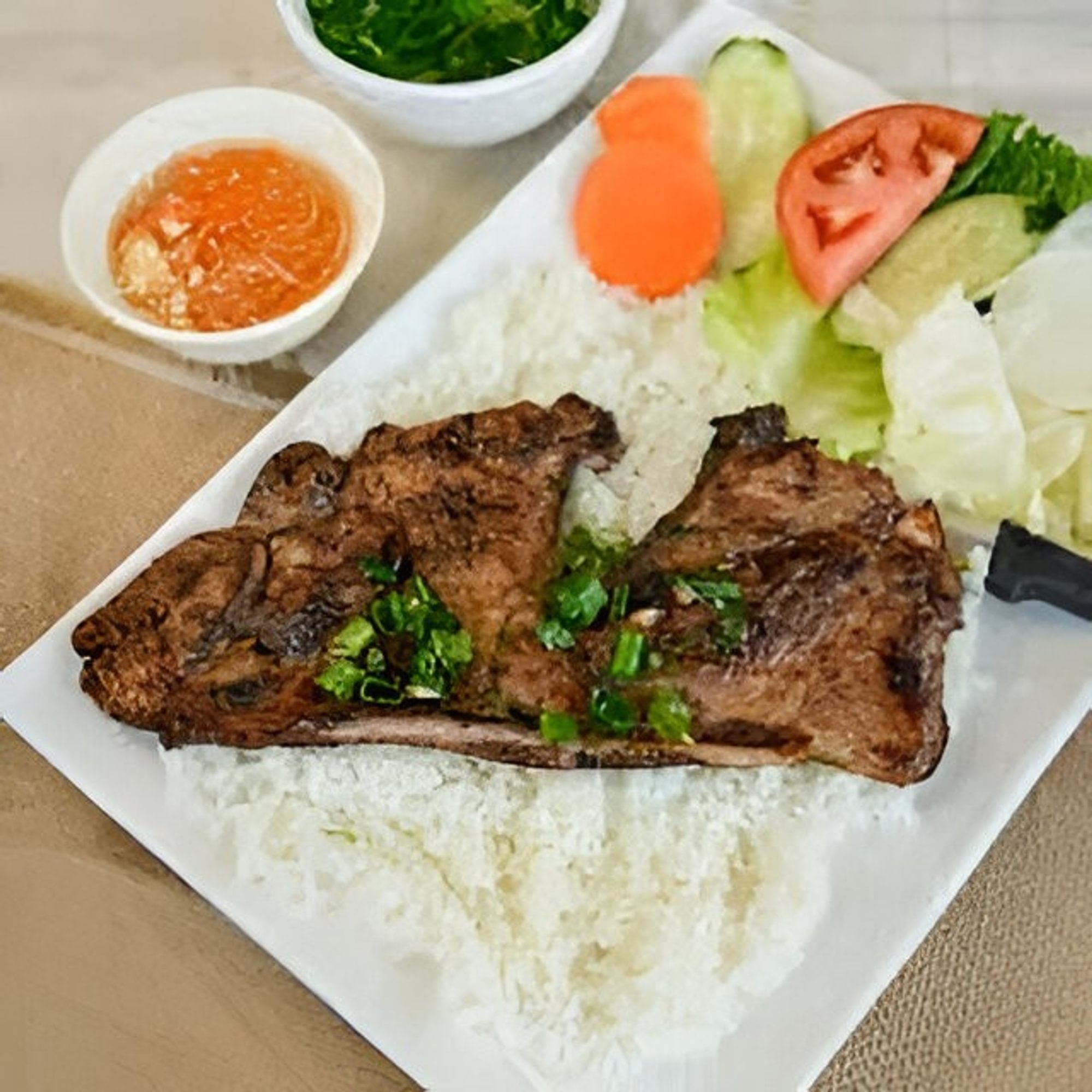 Grilled Pork Steak