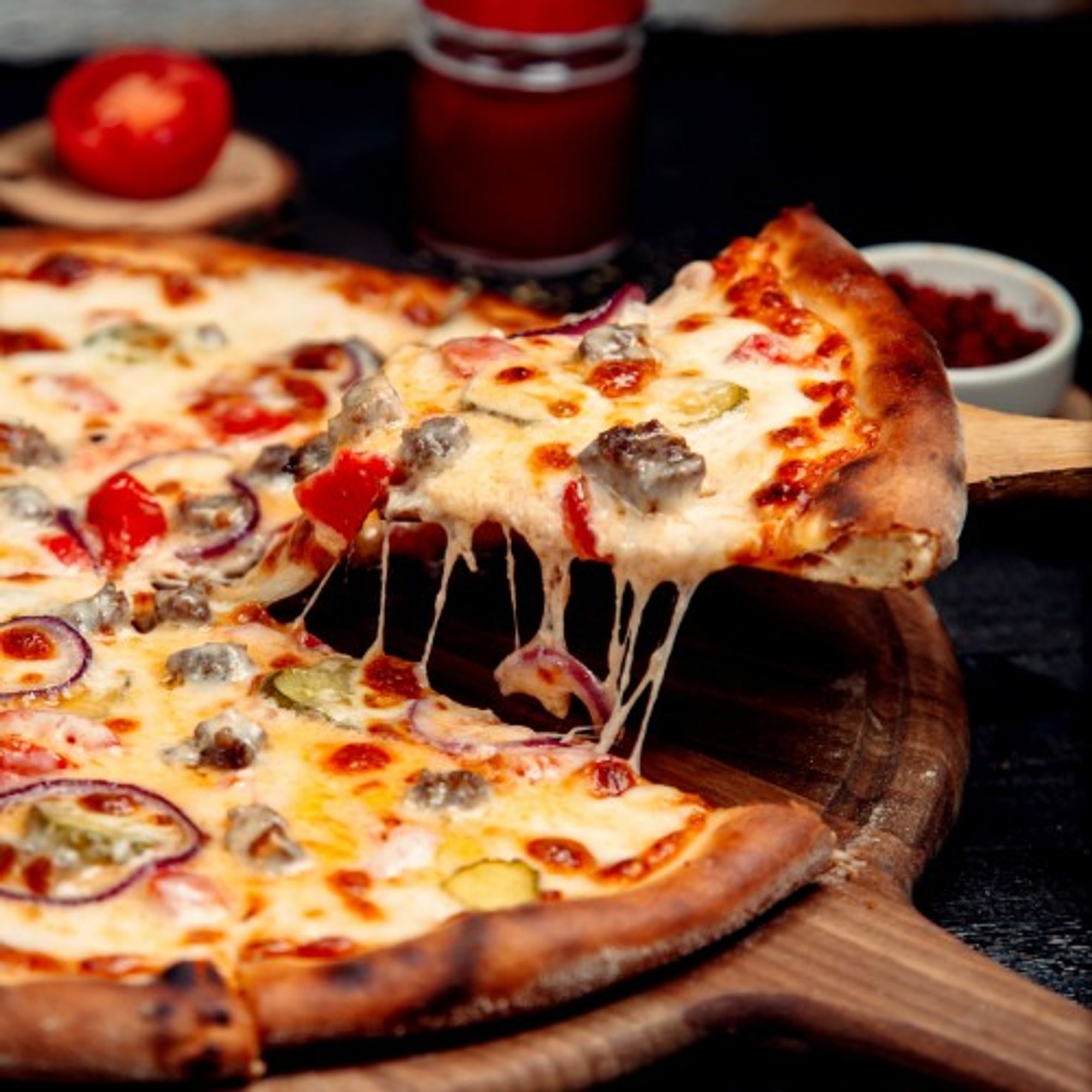 Chilli Paneer Pizza