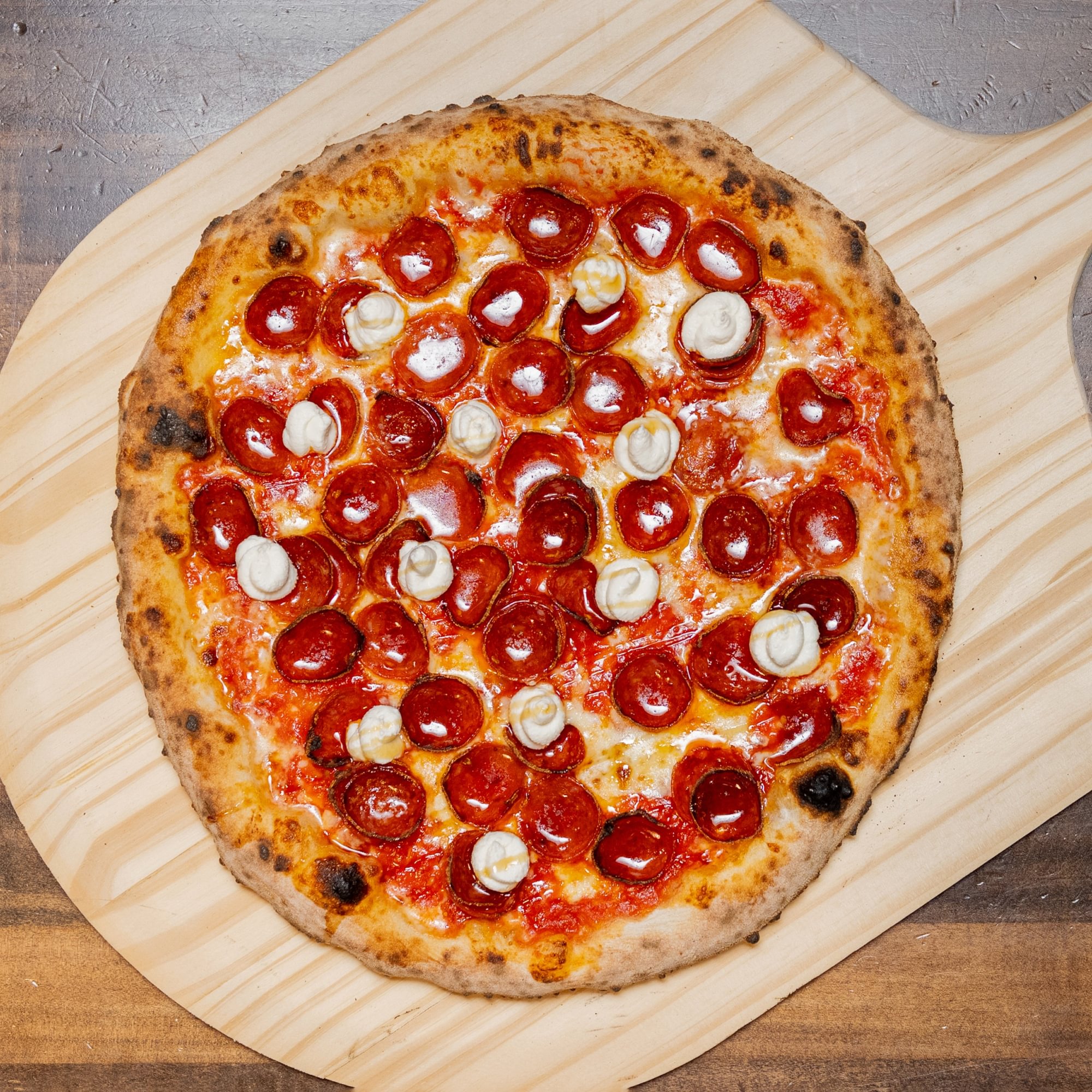 Pepperoni Hot Honey Pizza