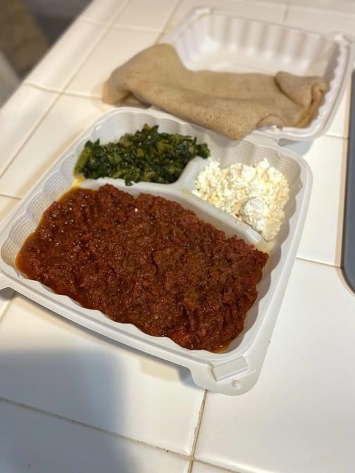 7. Kitfo Lunch