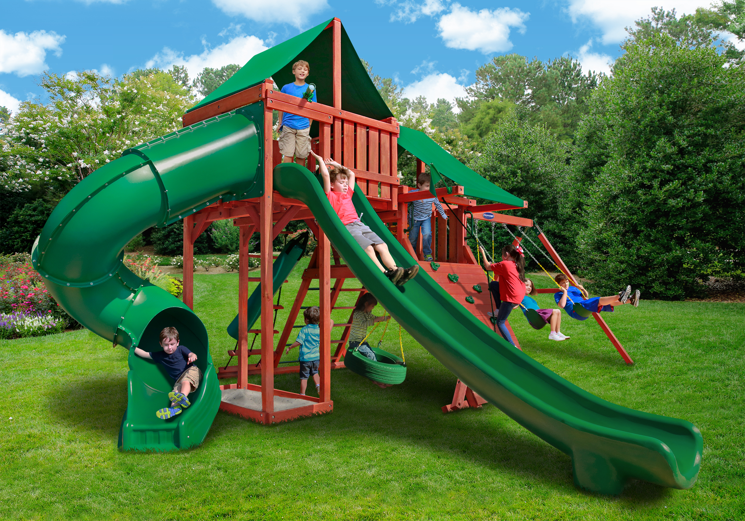 Russet Ridge Deluxe w/ Classic Green Vinyl Canopy