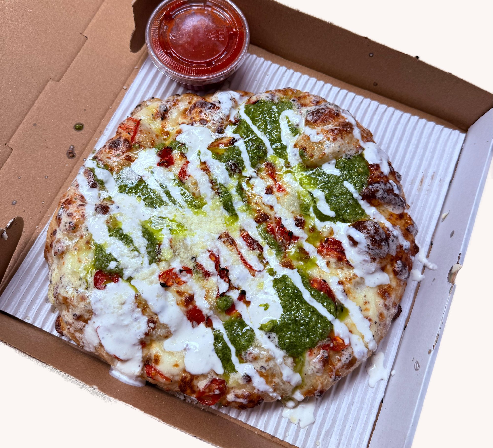 Pesto Cheesy Bread