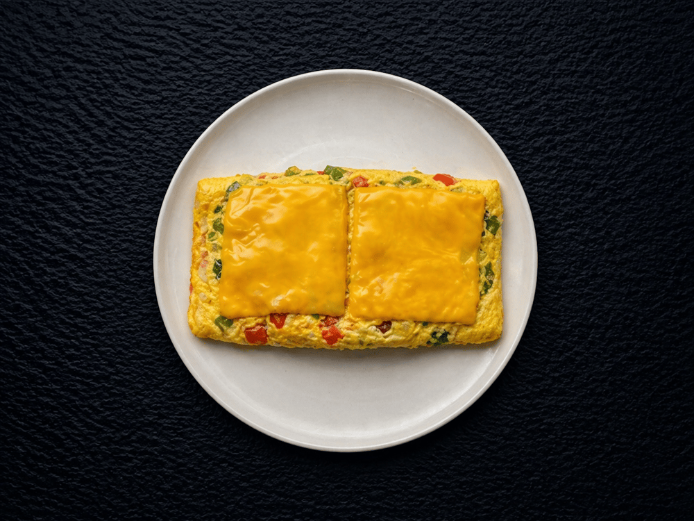 E6 Vegetable & Cheese Omelette Platter