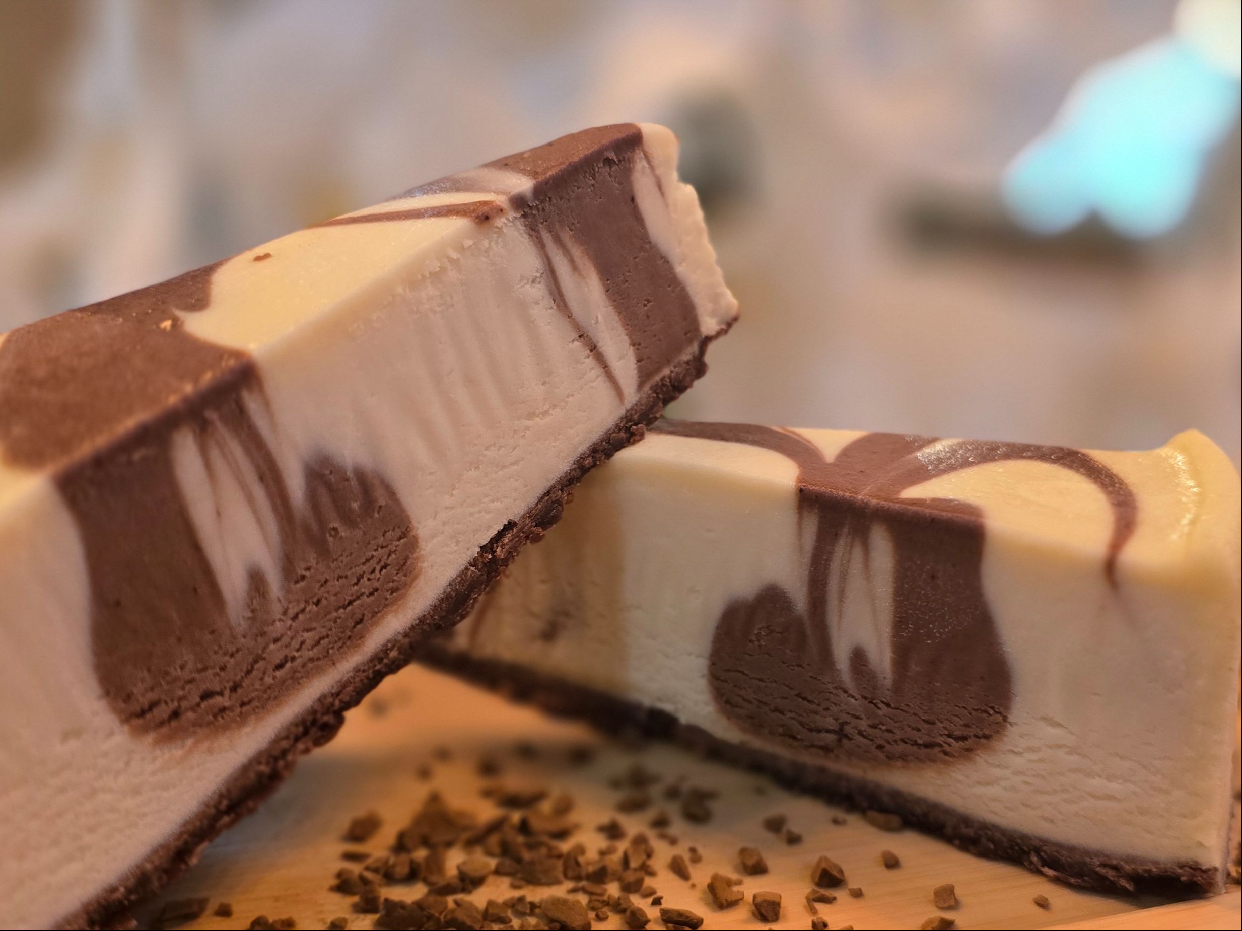 Eli's Marble Cheesecakes