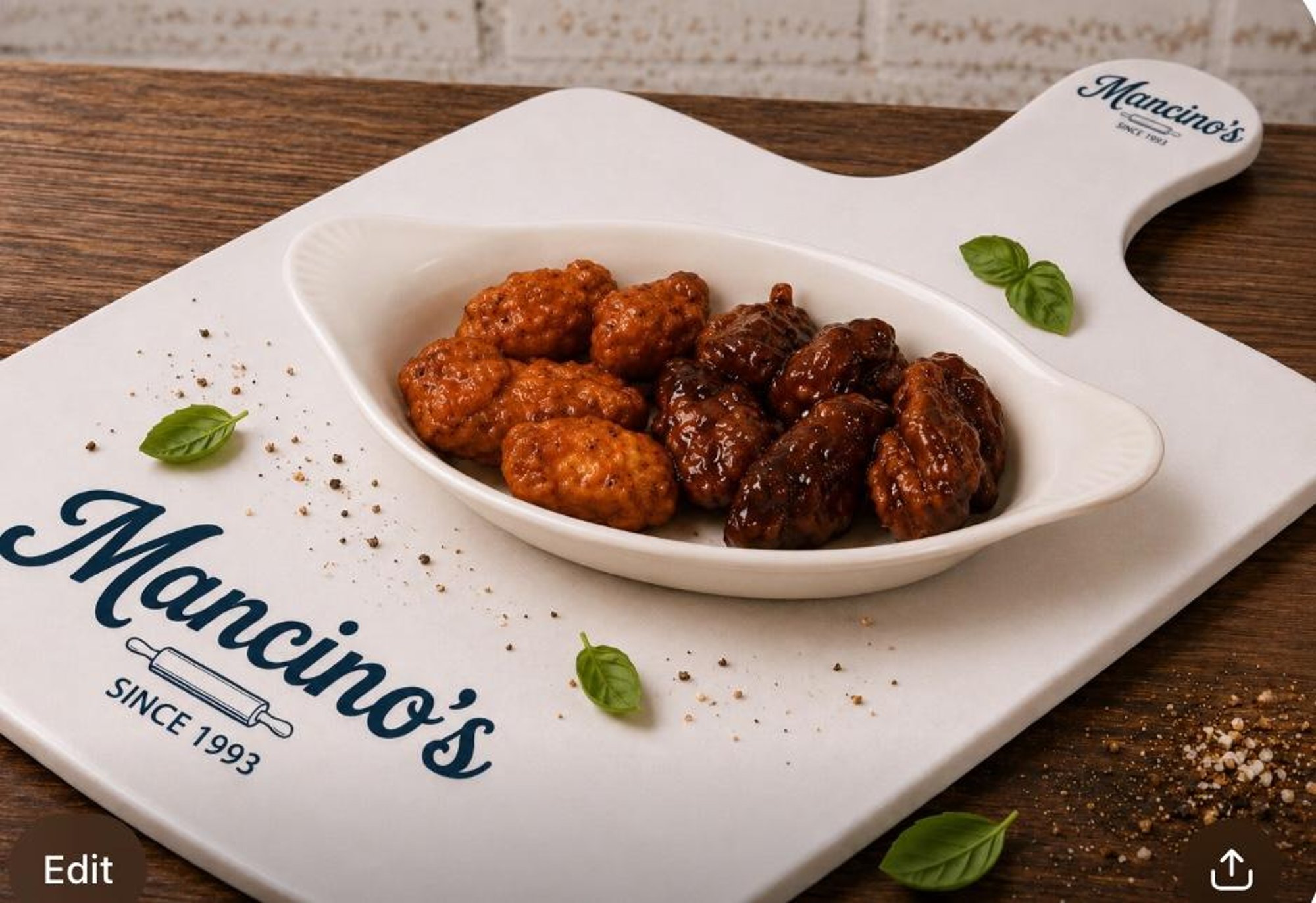 Boneless Wings 1/2 lb