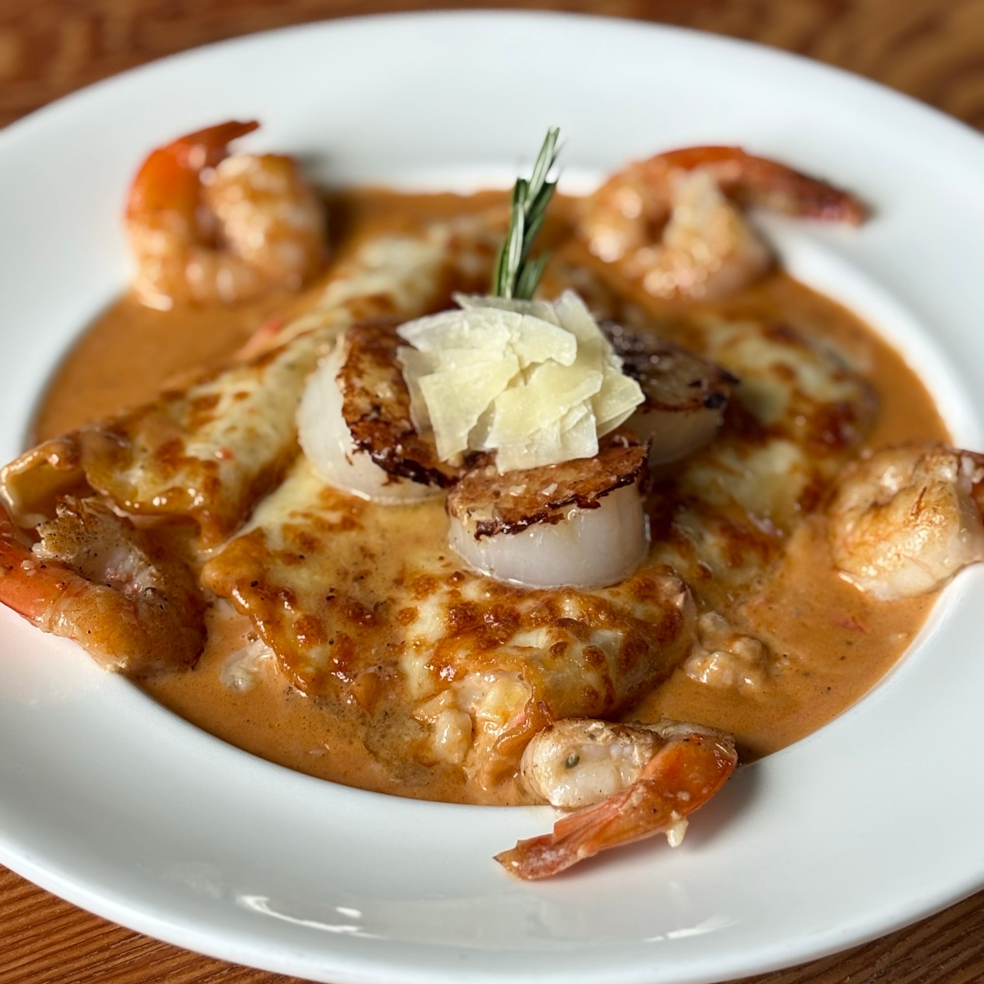 Seafood Manicotti