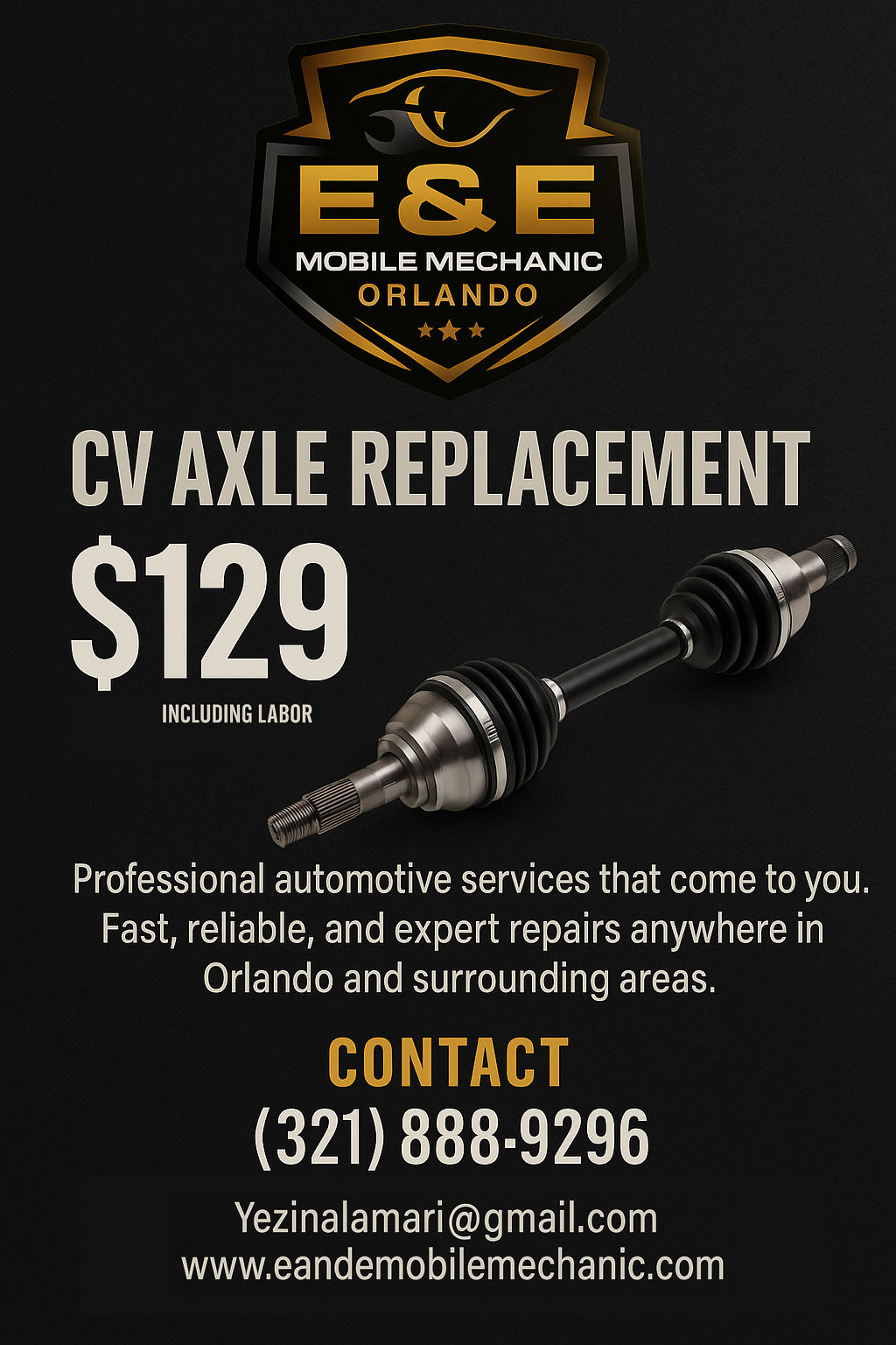 E and E Mobile Mechanic Orlando Image