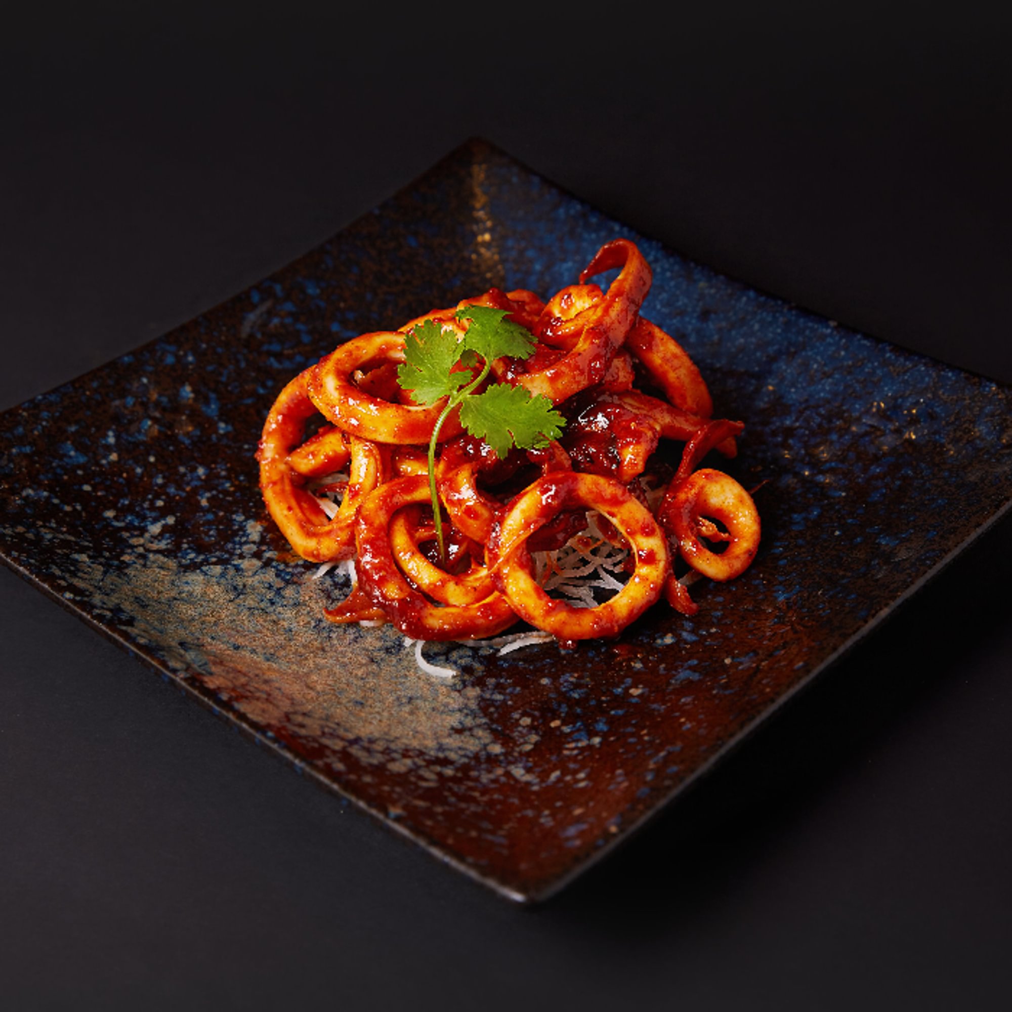Spicy Kimchee Squid
