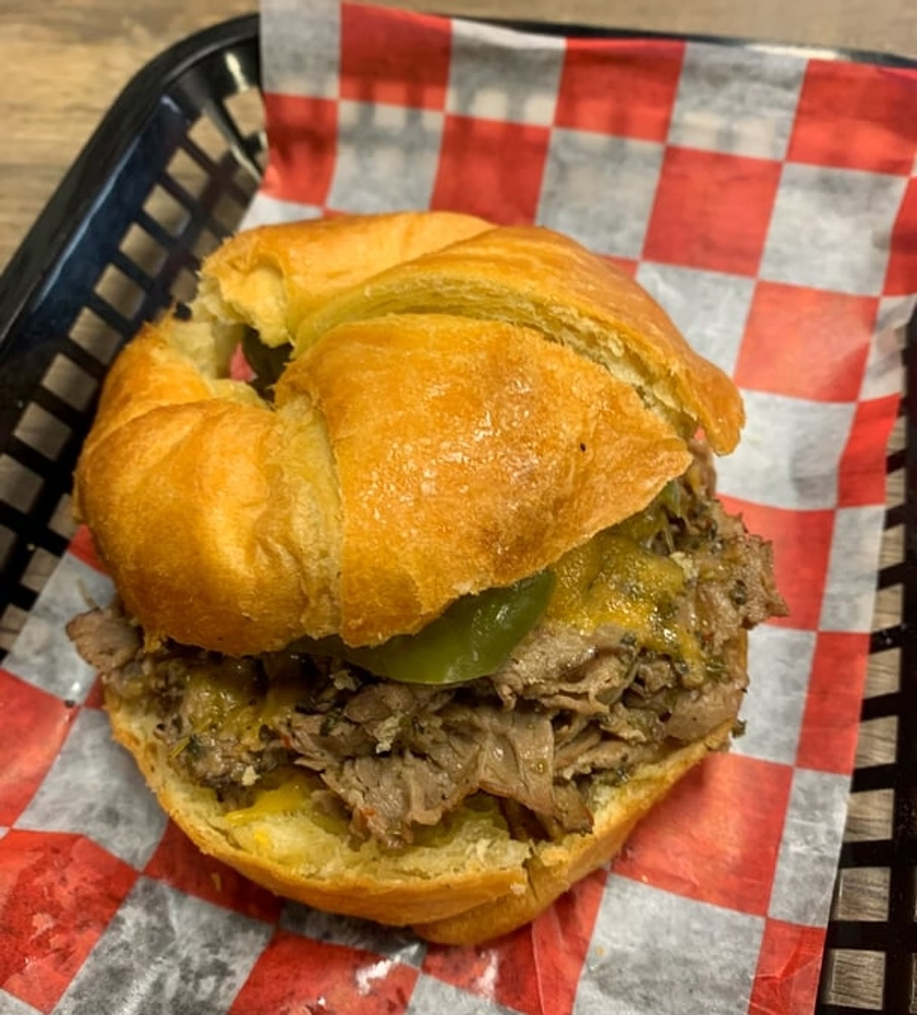 Beef & Cheddar Croissant