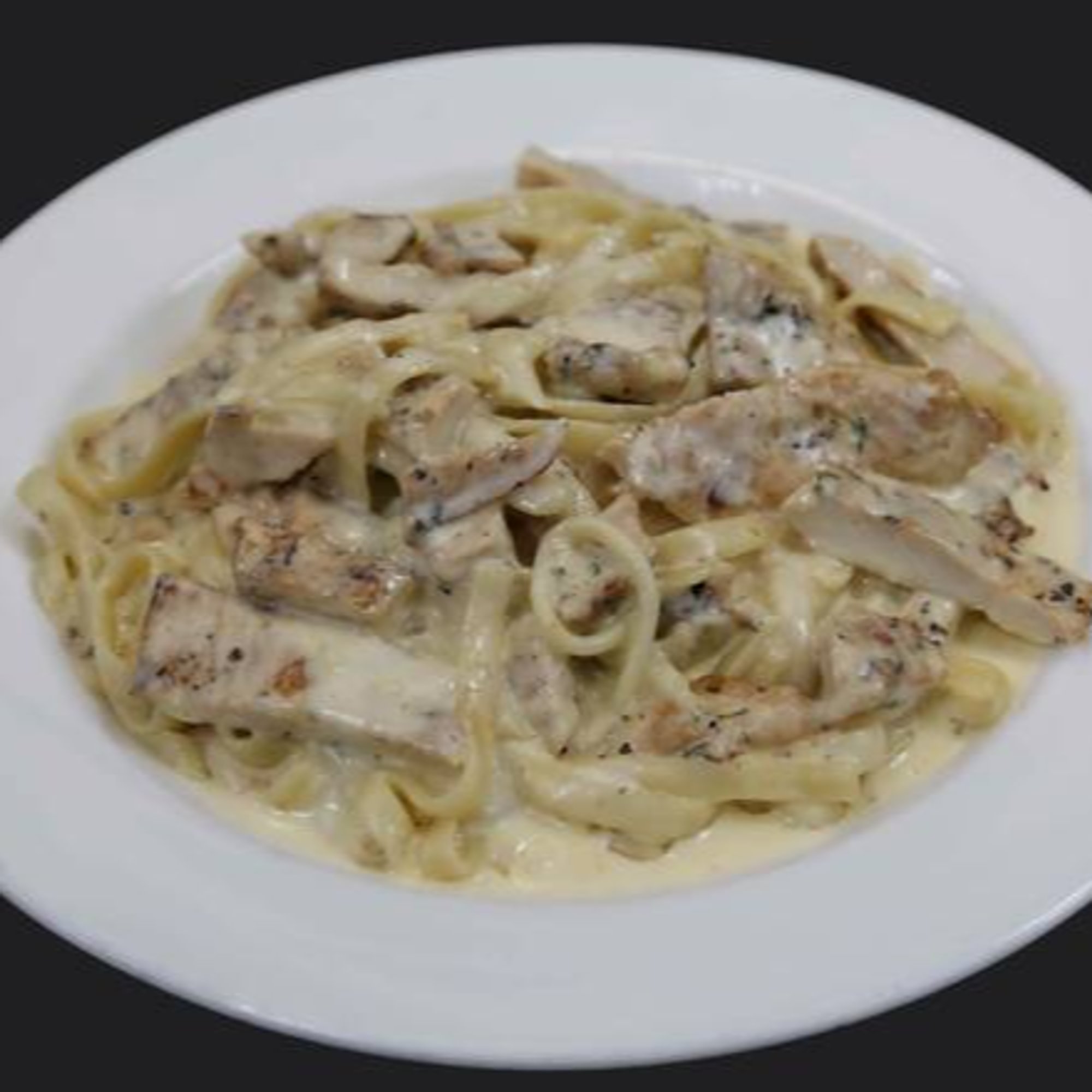 Fettuccine Alfredo with Grilled or Breaded Chicken