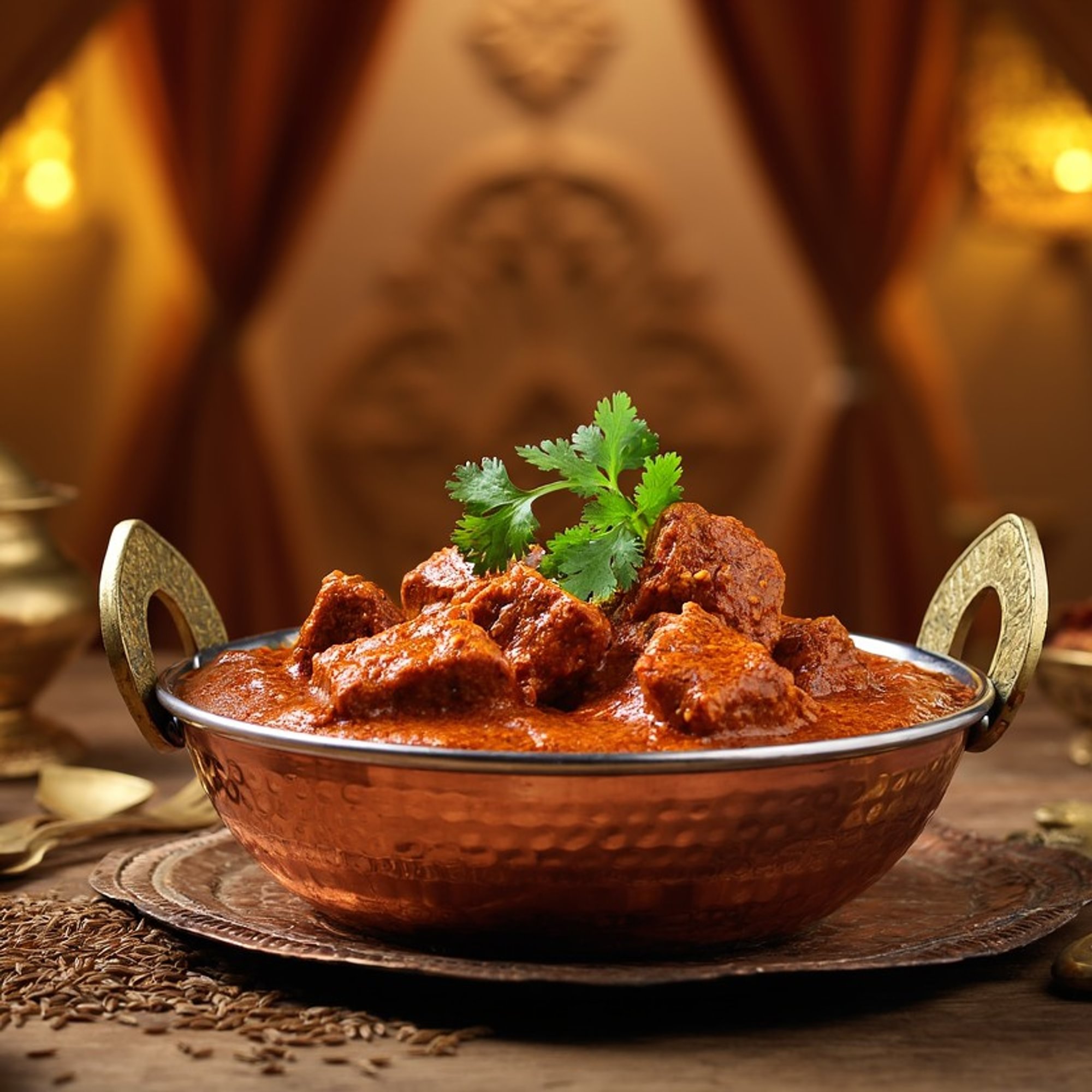 Goat Vindaloo (with bones)