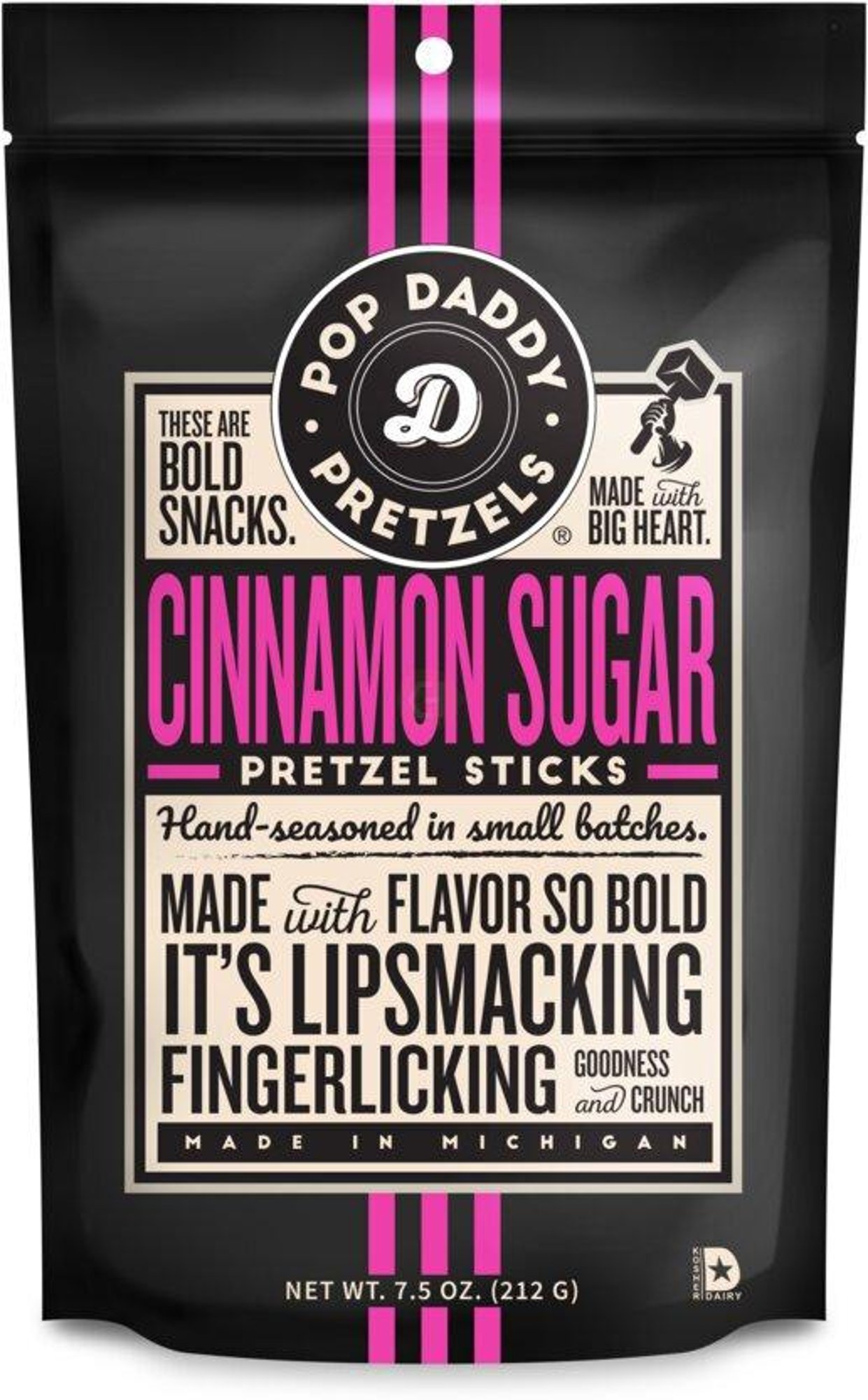 Pop Daddy Cinnamon Sugar Pretzels