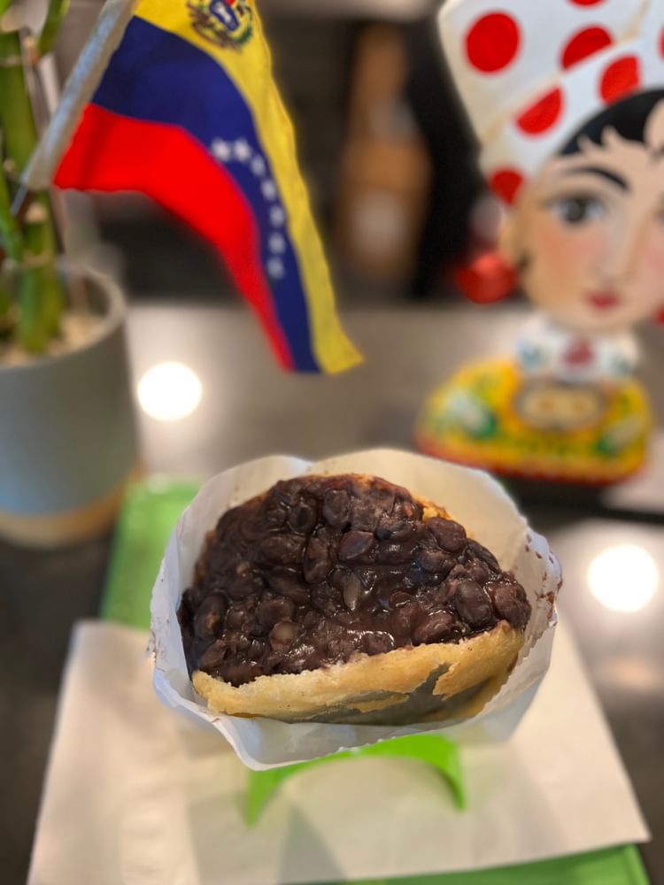 Black Bean Arepa (H. Hour)