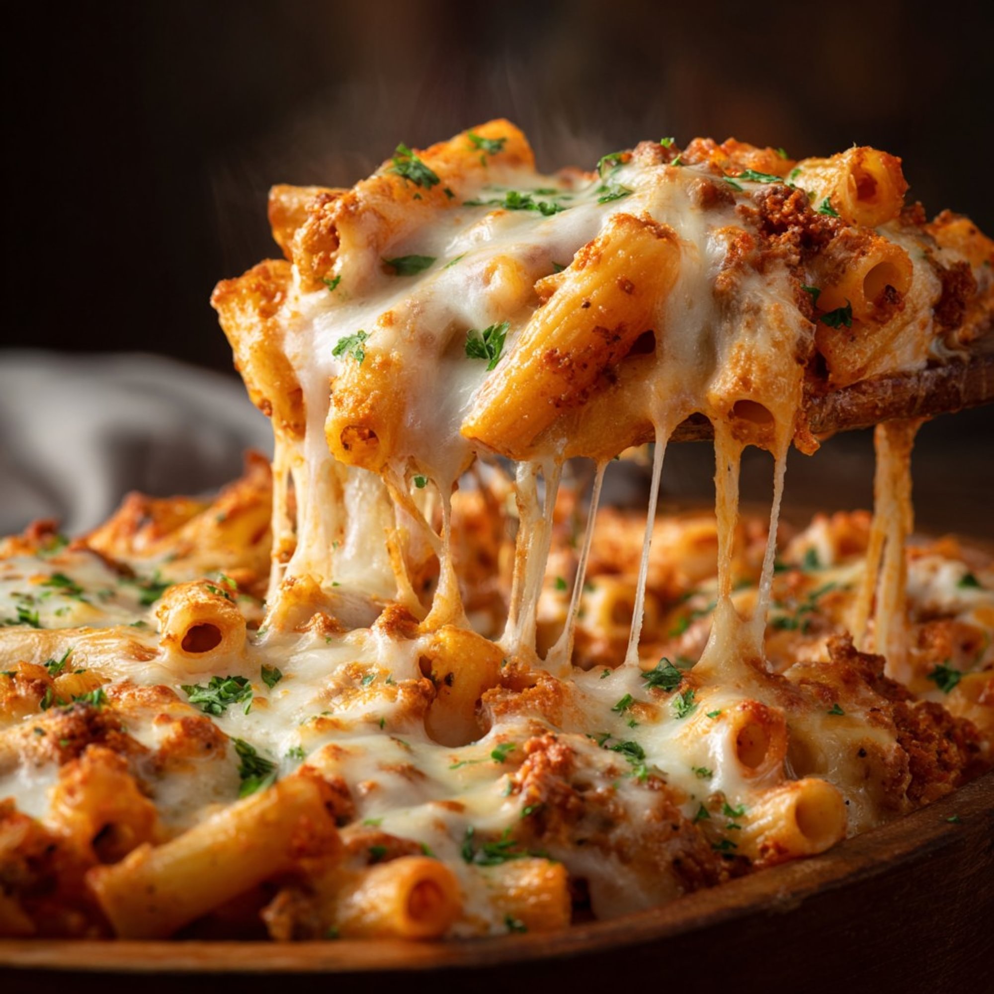 Baked Ziti Parmigiana