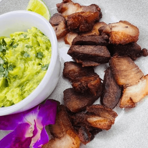 Guacamole Con Chicharron