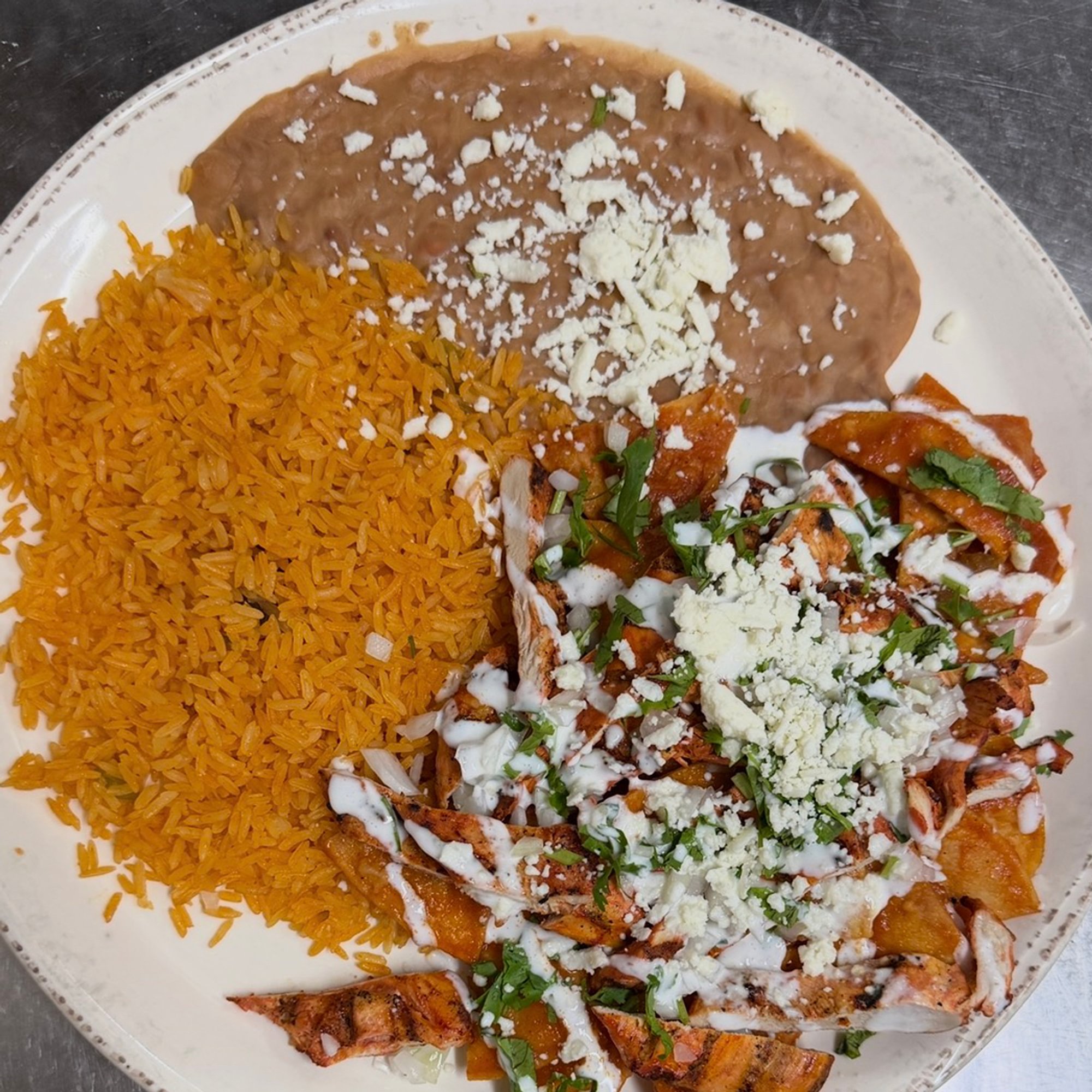 Chilaquiles Grill Chicken