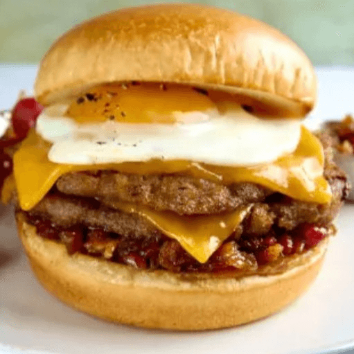 Breakfast burger