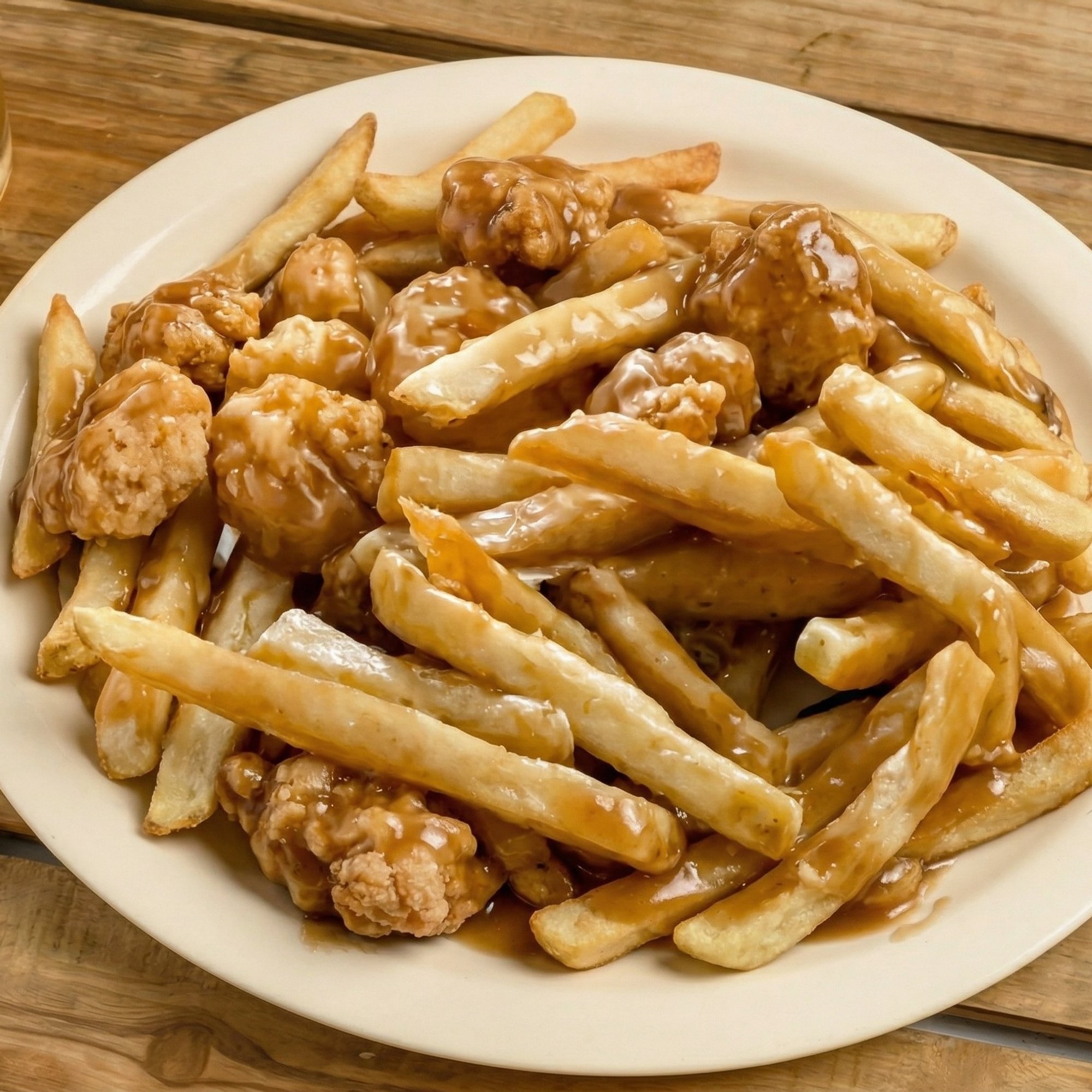 Kid's Popcorn Shrimp and French Fries