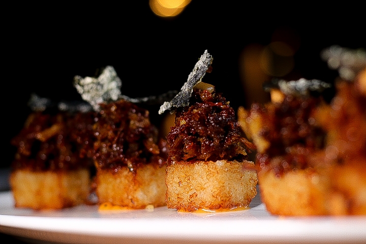 Crispy Duck on Sushi Rice