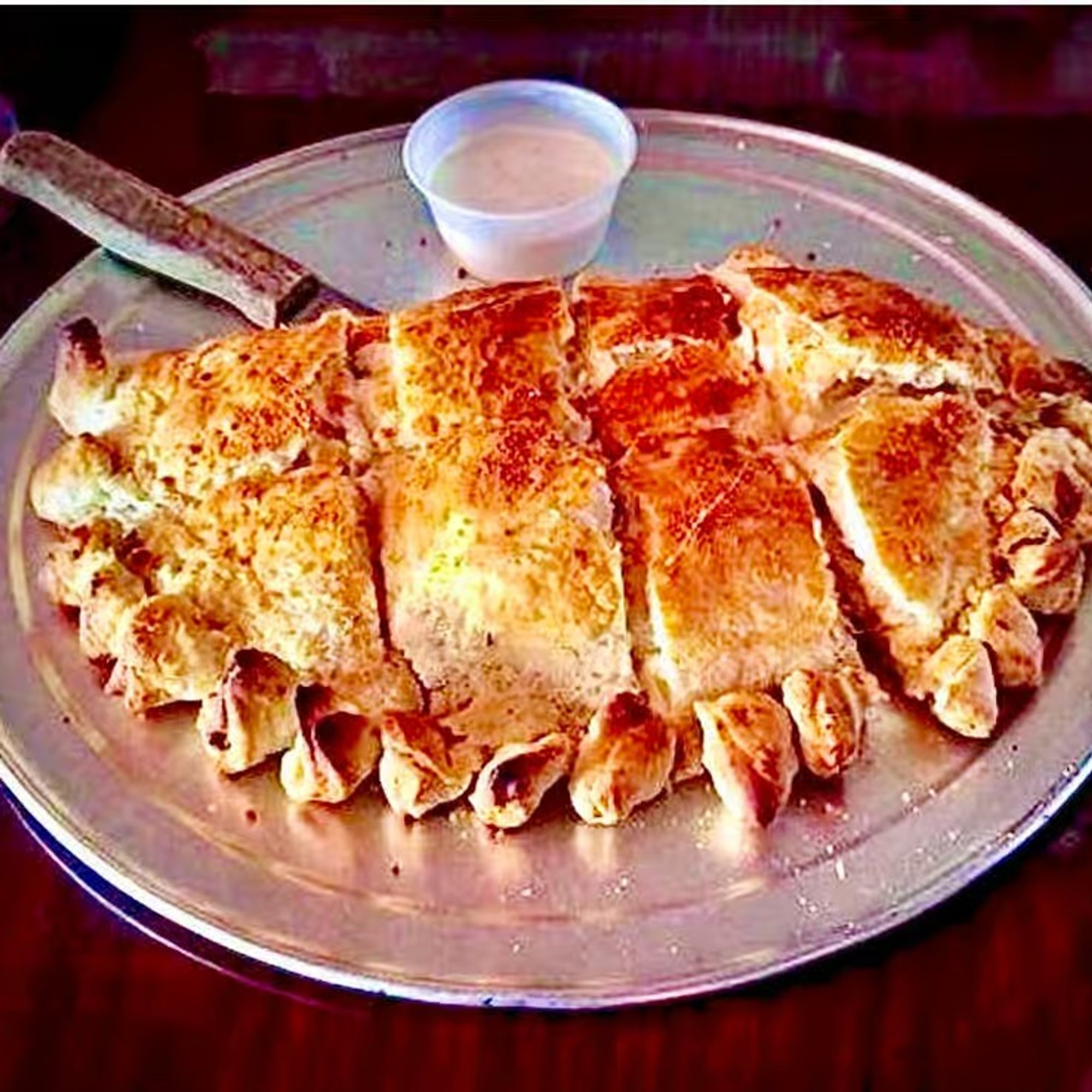 White Calzone