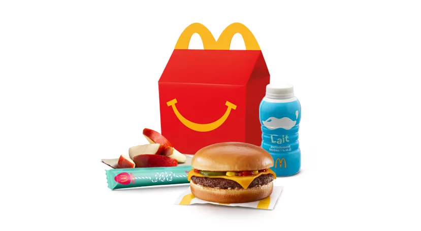 Joyeux festin Hamburger avec fromage