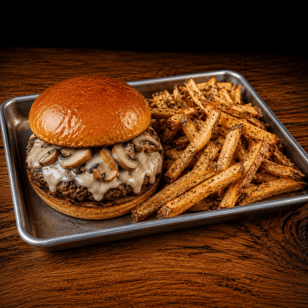 Mushroom & Swiss Burger