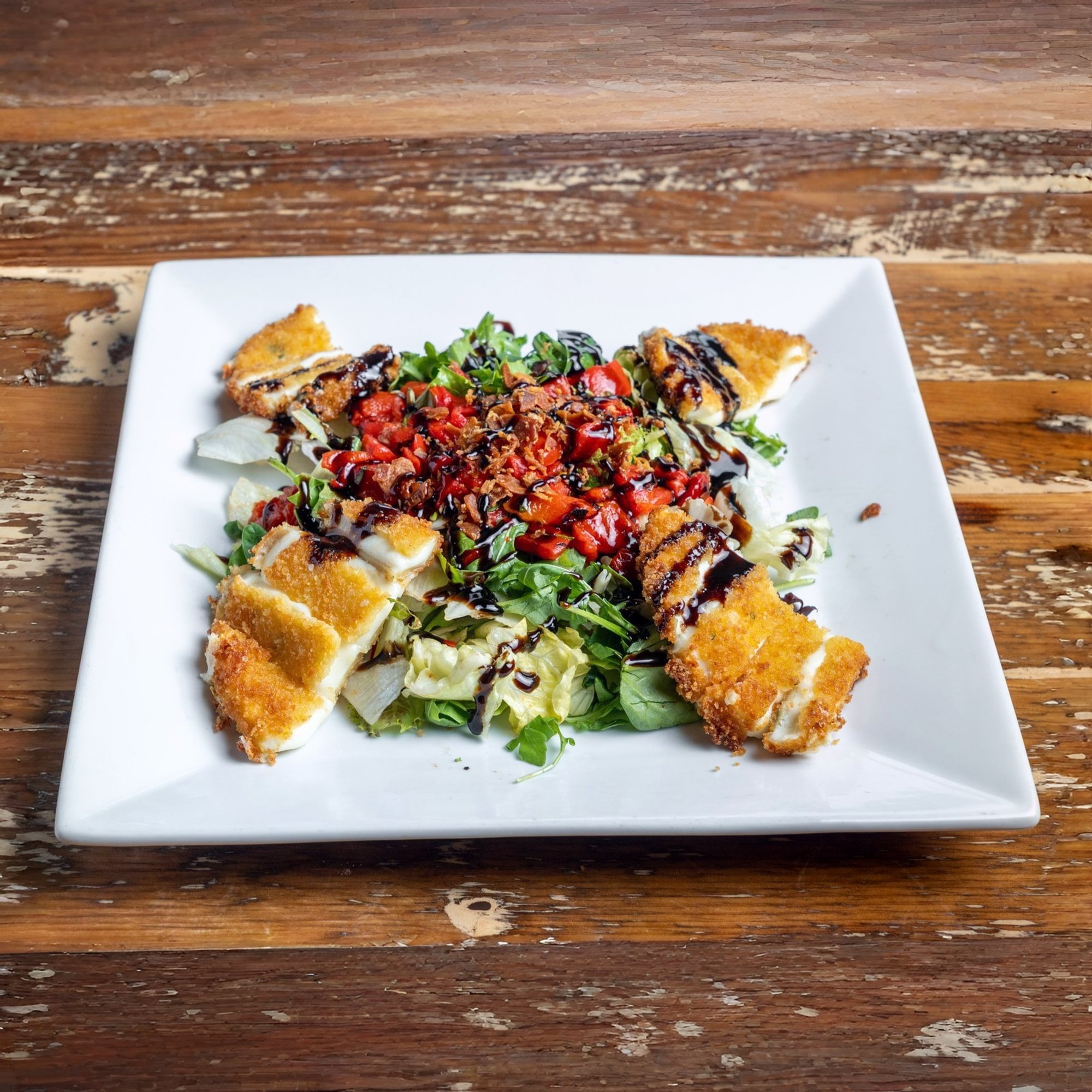 Crispy Mozzarella Salad