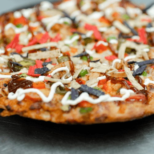 BBQ Chicken Nacho Pizza (10 Inch)