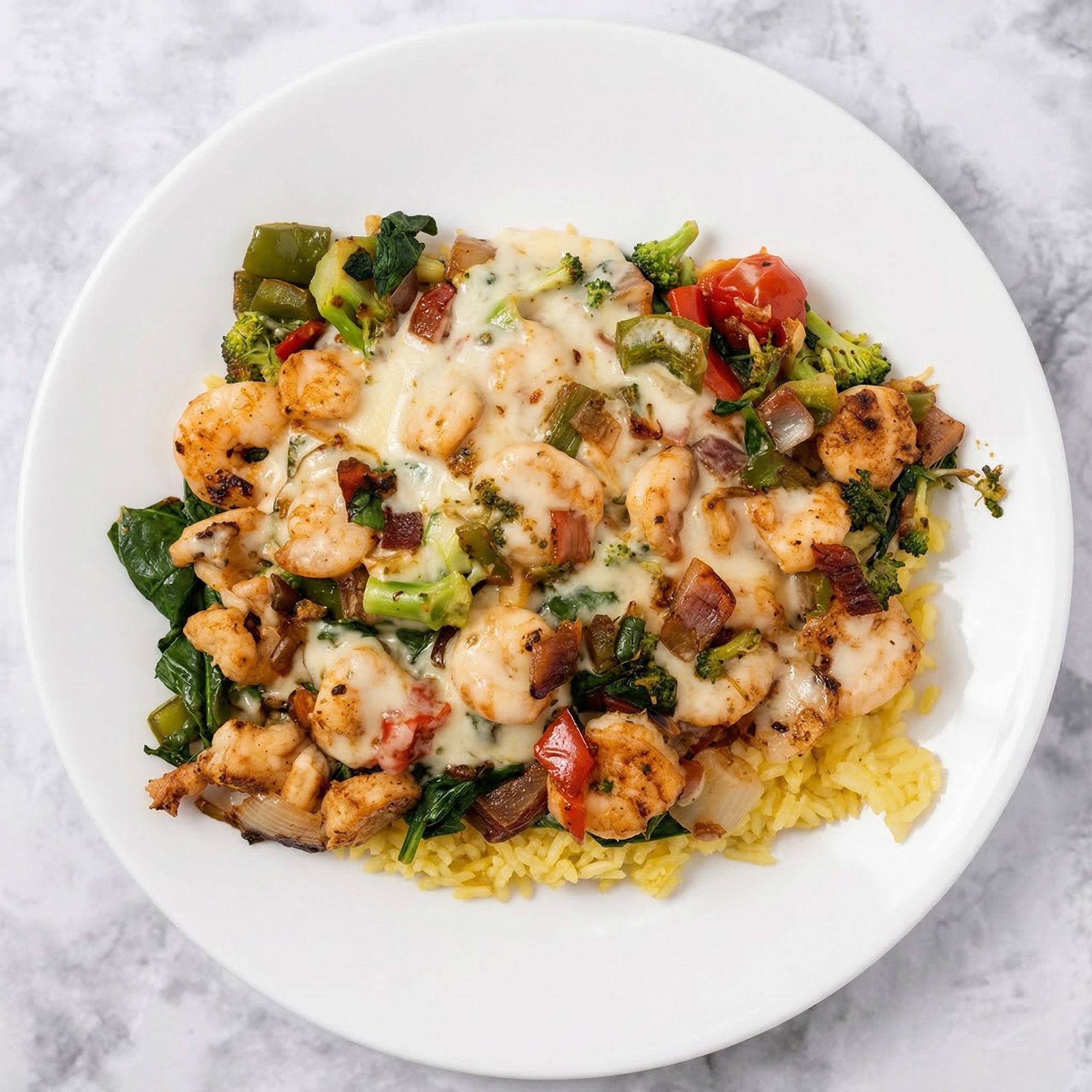 Shrimp Over Rice
