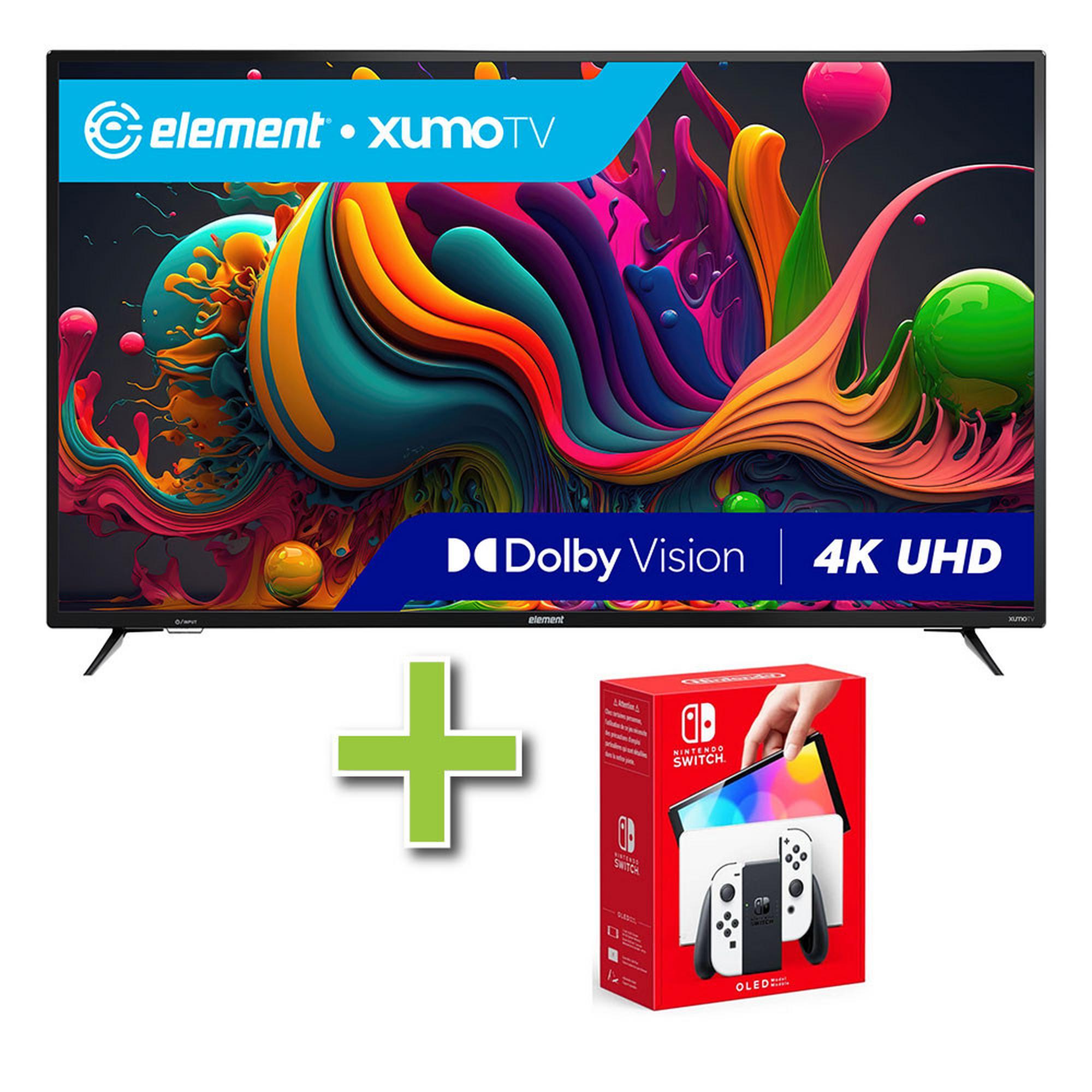 55" Element Xumo 4K Ultra HD Smart TV & Nintendo Switch OLED Console