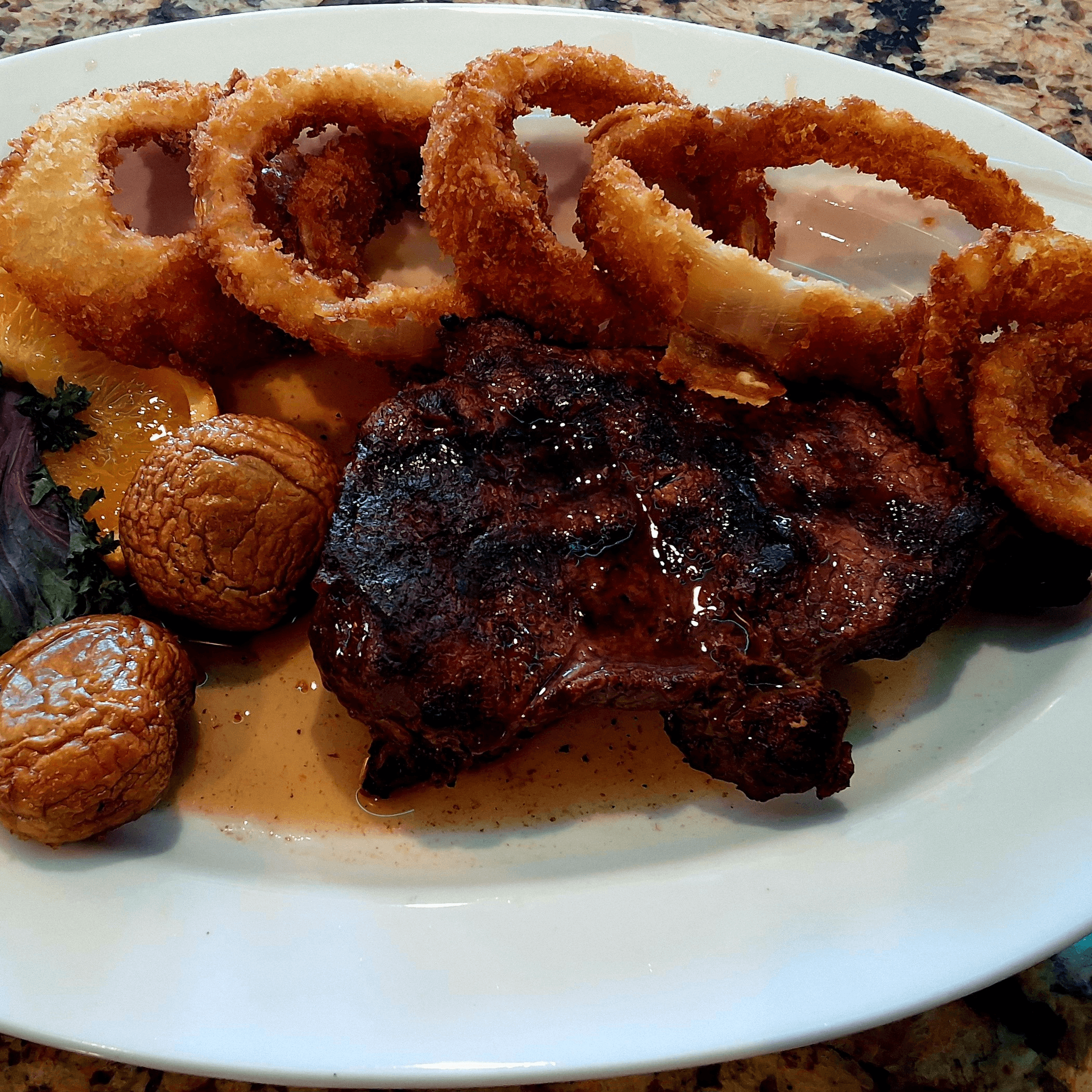 Broiled Rib-Eye Steak