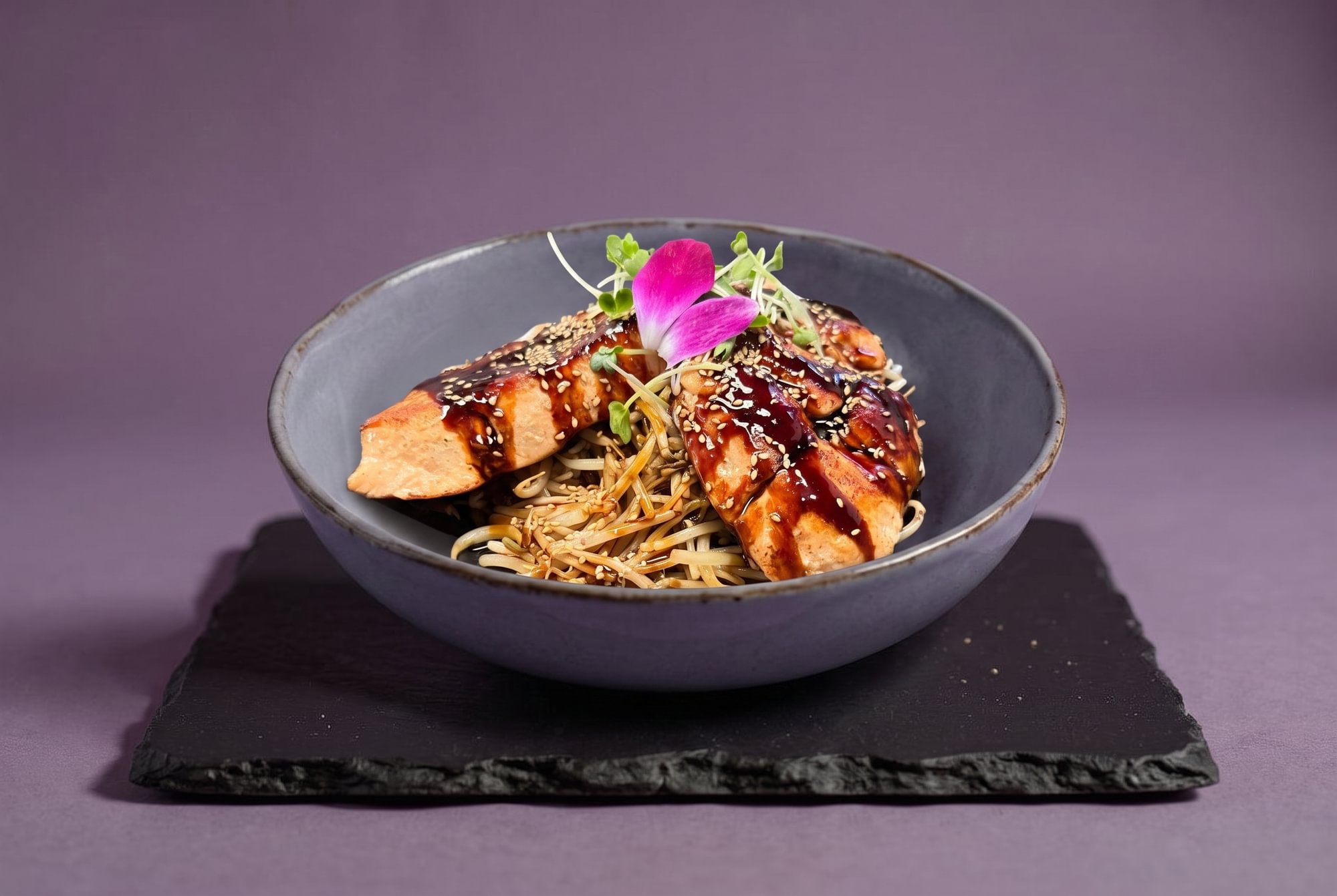 Salmon Teriyaki Bowl