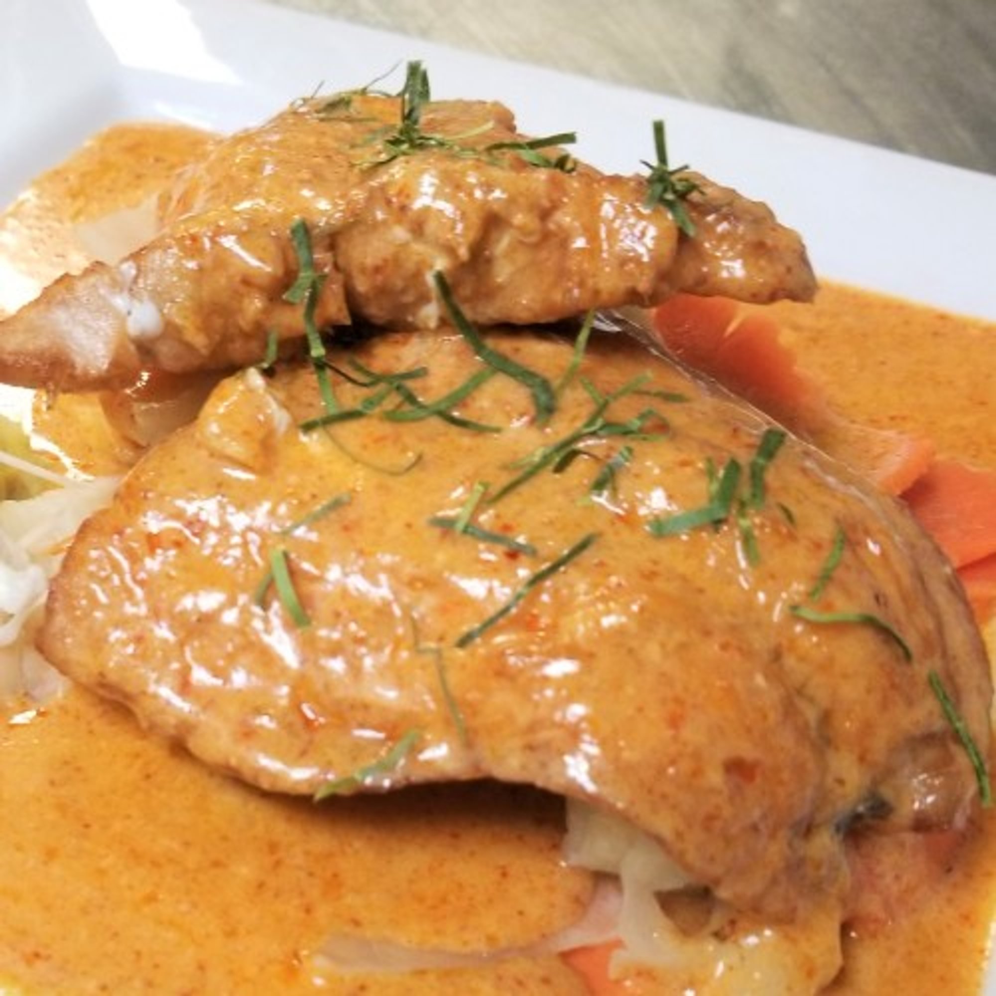 Chu Chee Salmon