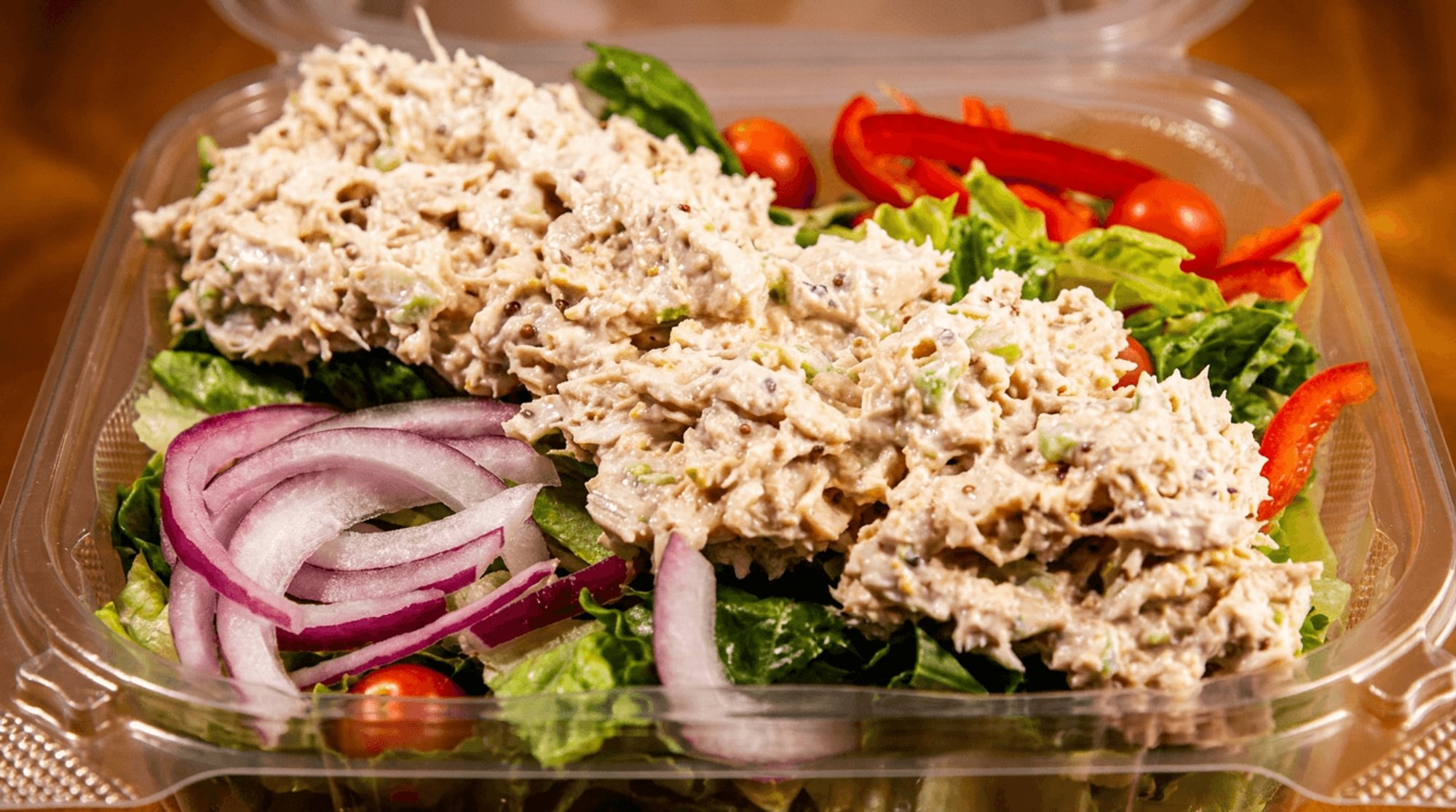 Tuna Over Salad