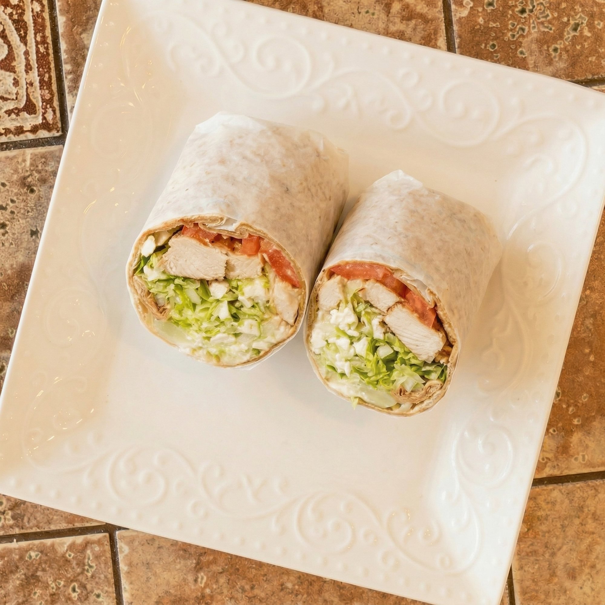 Chicken Greek Salad Sandwich