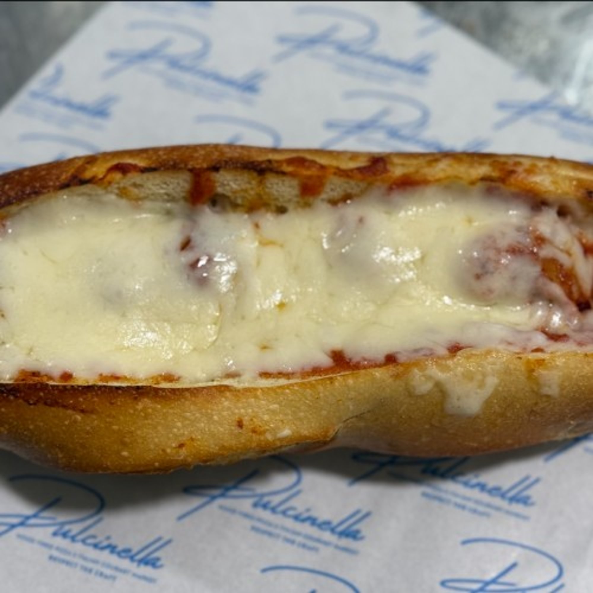Meatball Parmigiana Sandwich
