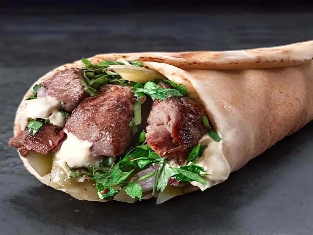 Beef Cubes Sandwich